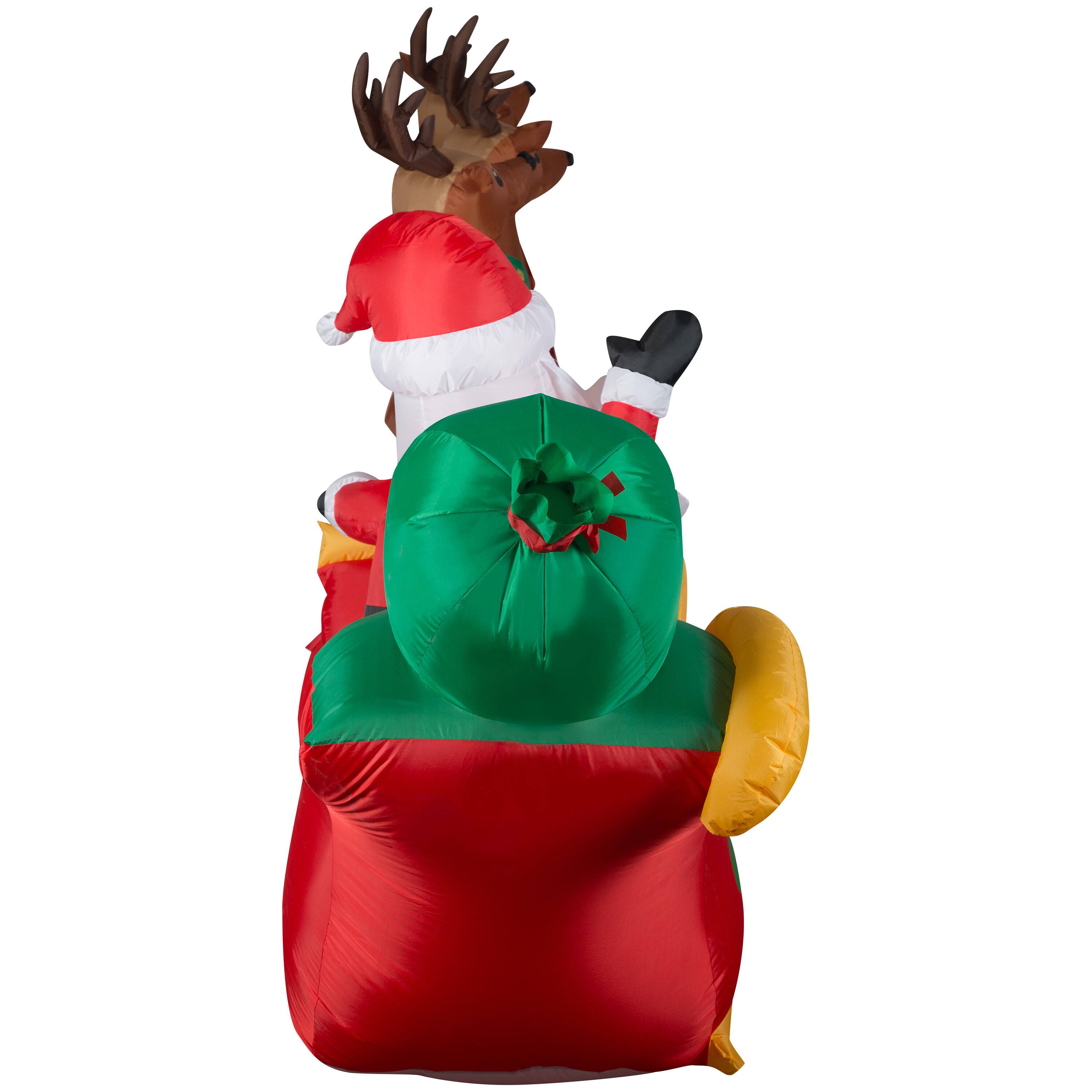 5.5ft. Airblown® Inflatable Santa's Flying Sleigh