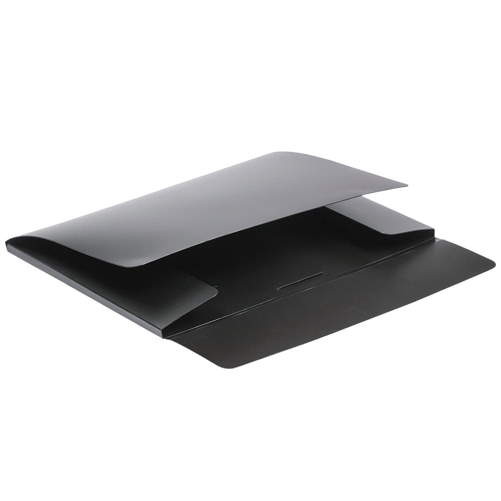JAM Paper Black 11" x 15" Elastic Closure Plastic Portfolio