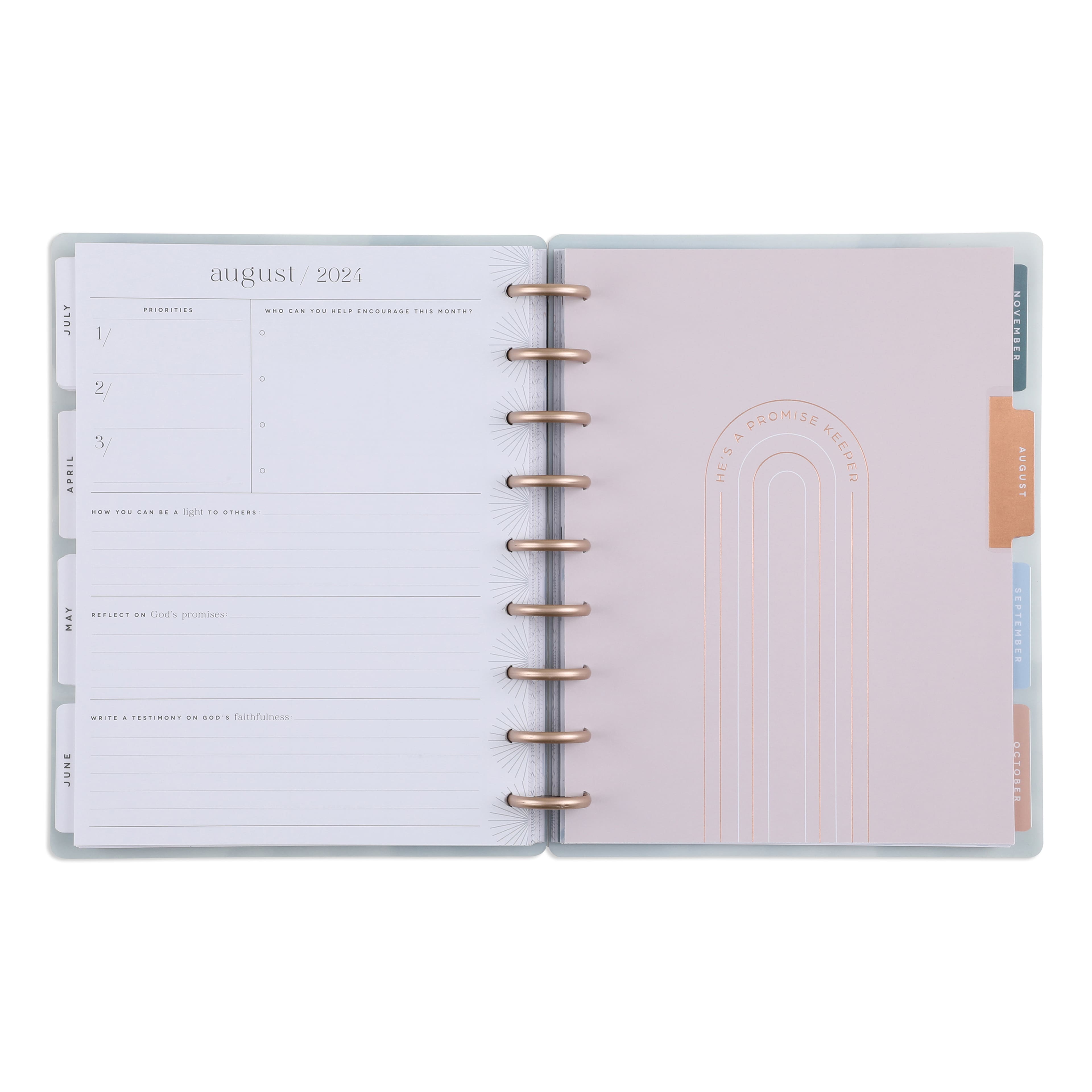 The Classic Happy Planner® Frosted Faith Mood Michaels