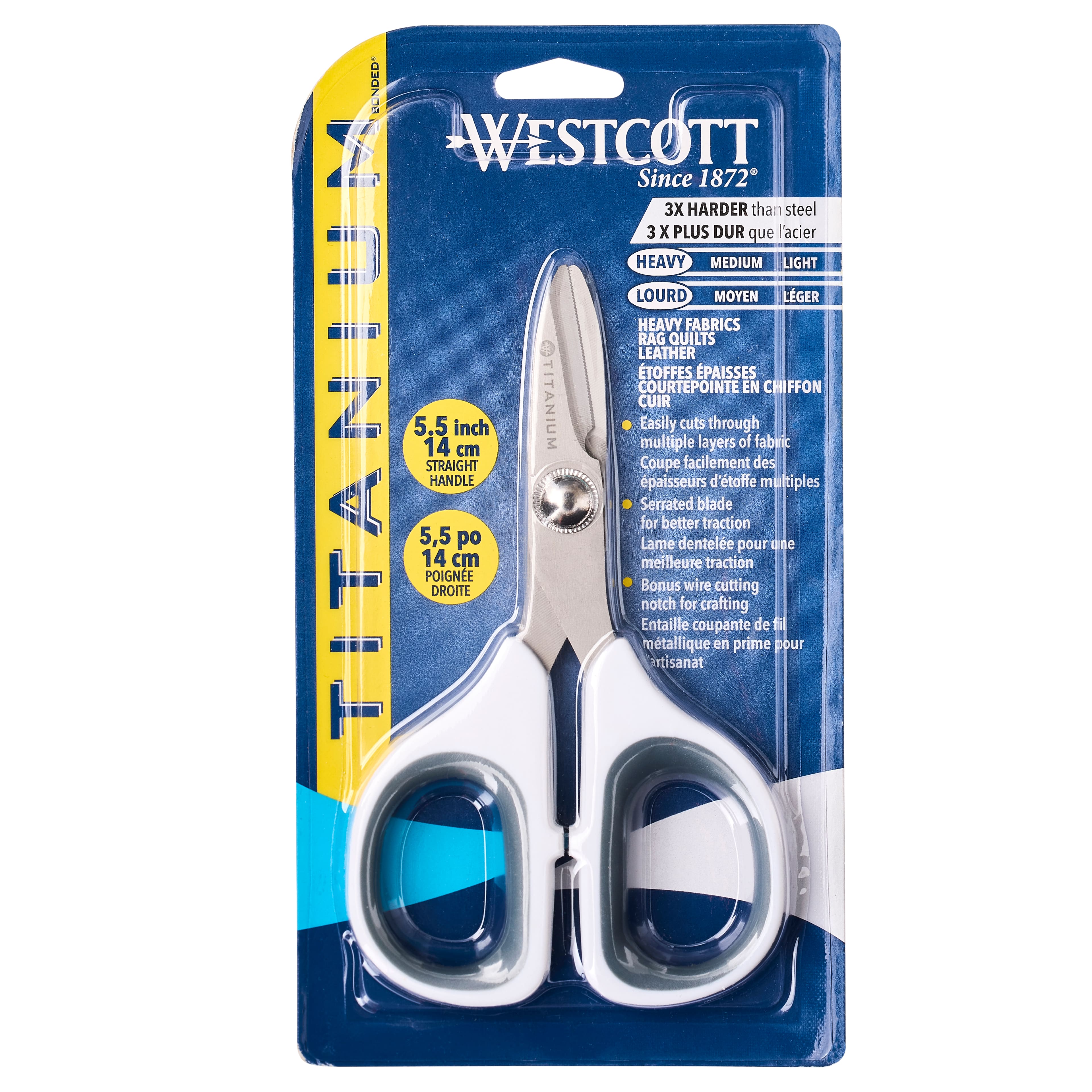 6 Pack: Westcott&#xAE; Heavy-Duty Crafting &#x26; Quilting Scissors