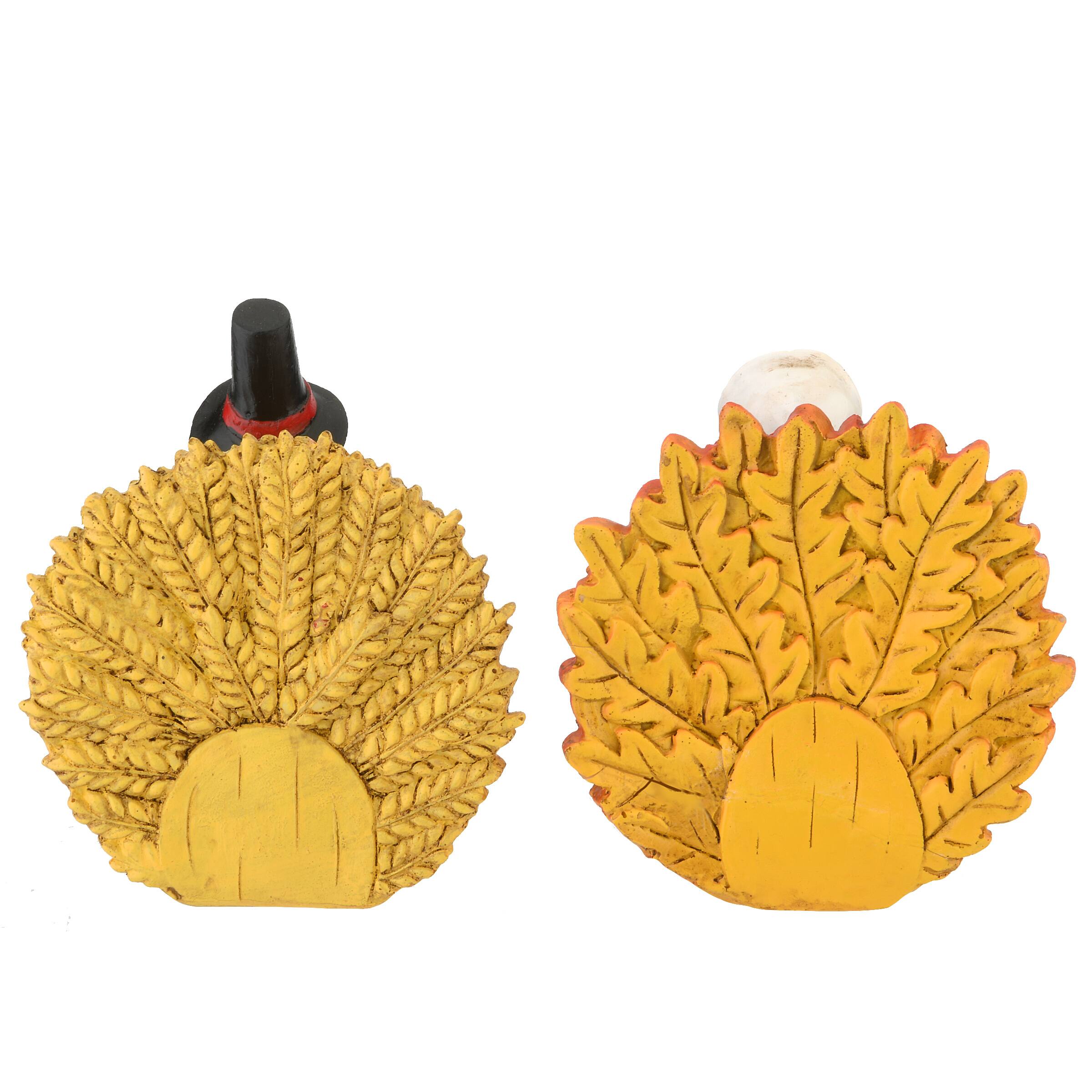 5&#x22; Thanksgiving Turkey Pair Tabletop D&#xE9;cor