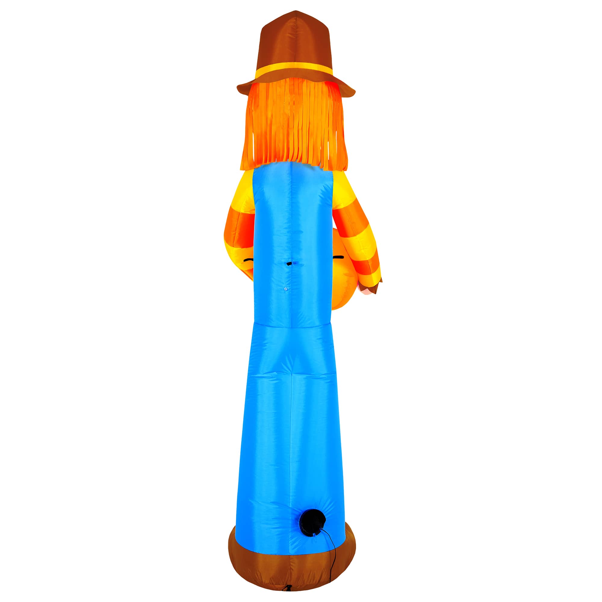 Airflowz Inflatable 7.5ft. Harvest Scarecrow Holding Pumpkin