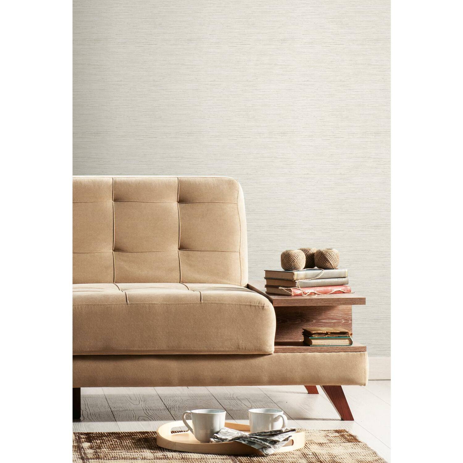 RoomMates Faux Grasscloth Peel & Stick Wallpaper