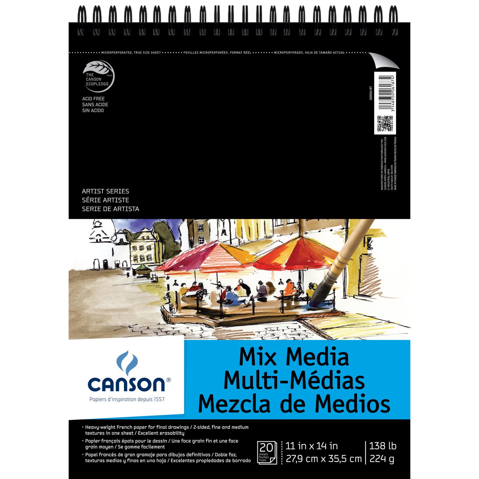 Canson® Artist Series Mix Media Book