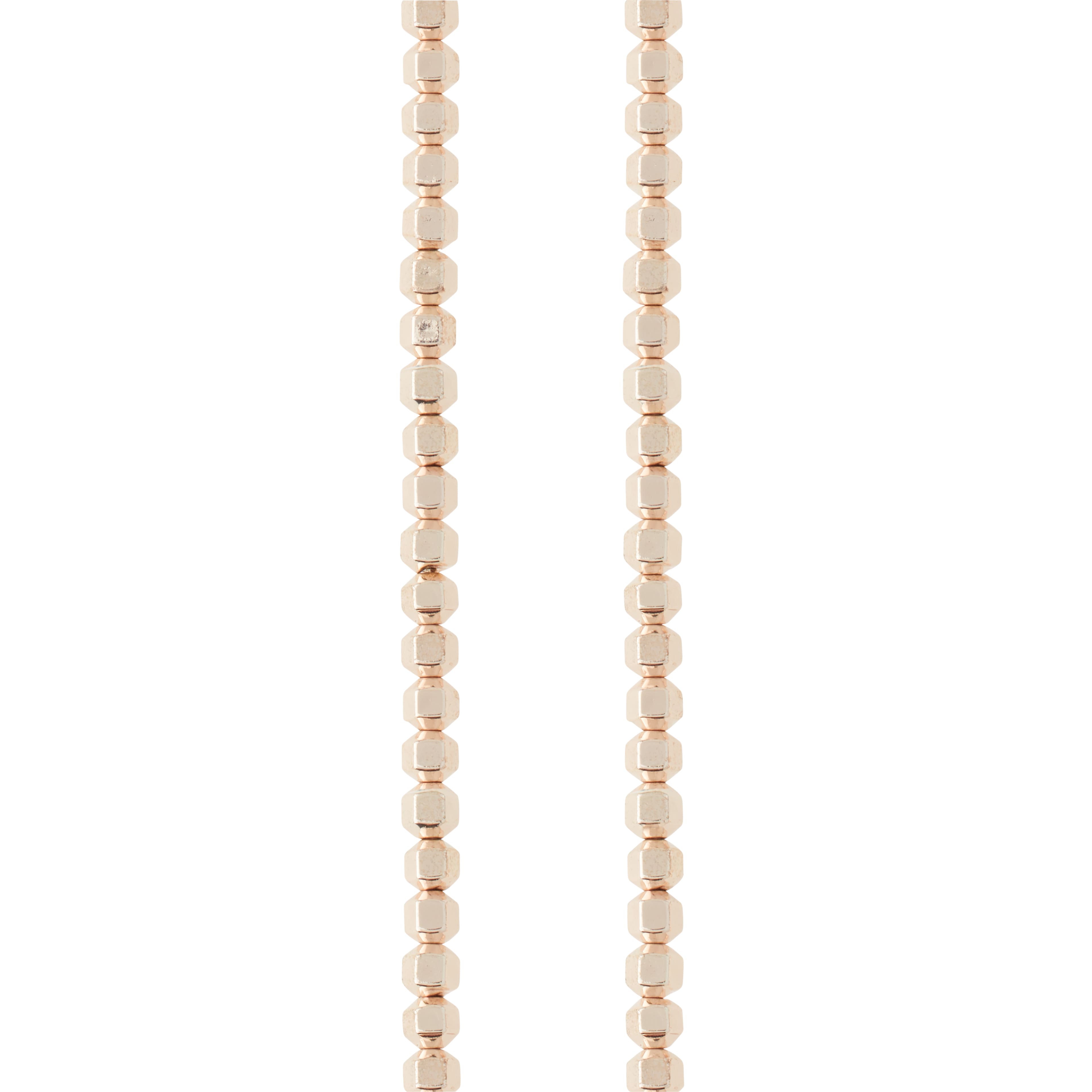 12 Pack: Rose Gold Hematite Bicone Beads, 4mm by Bead Landing™