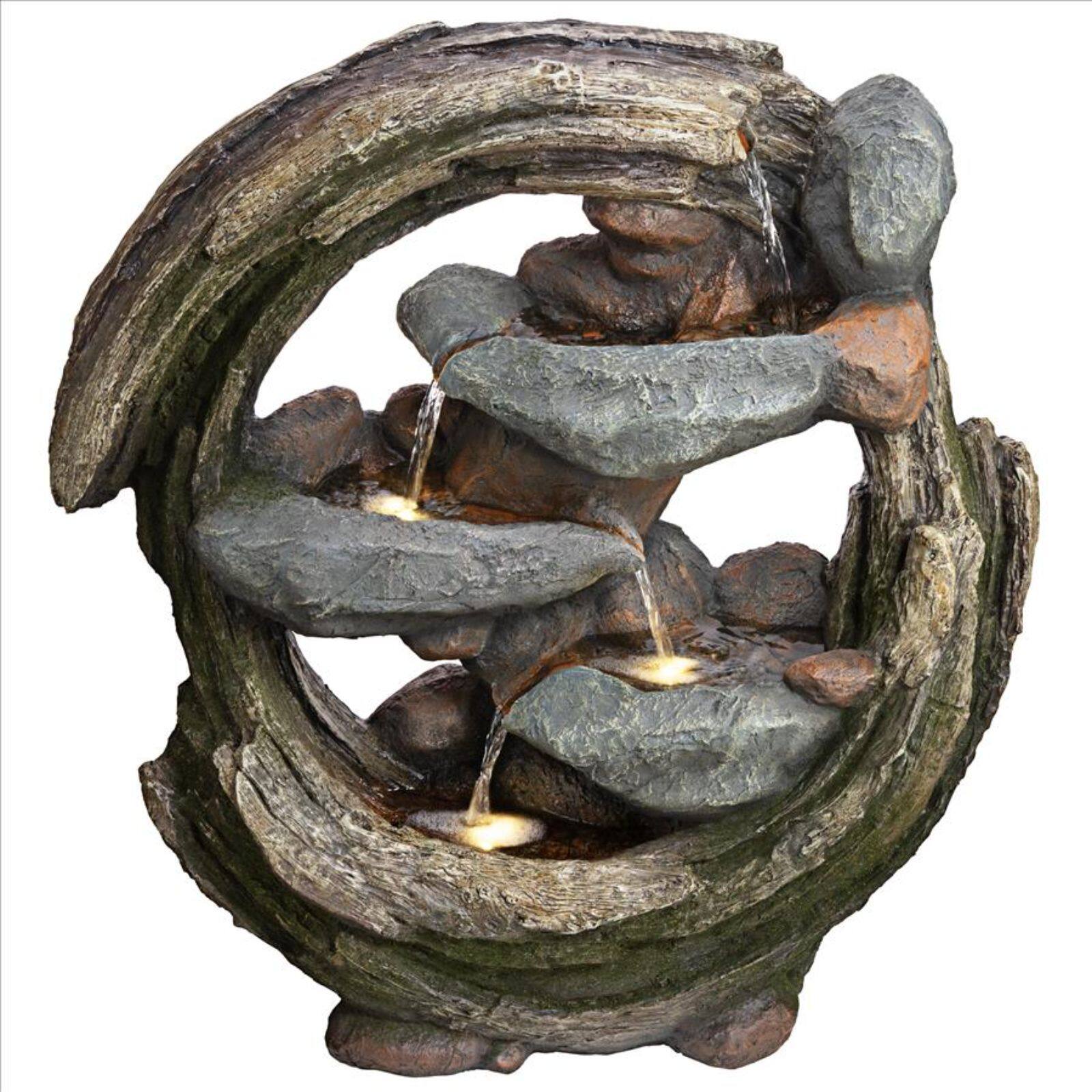 Design Toscano Mystic Ridge Cascading Waterfall Garden Fountain Michaels