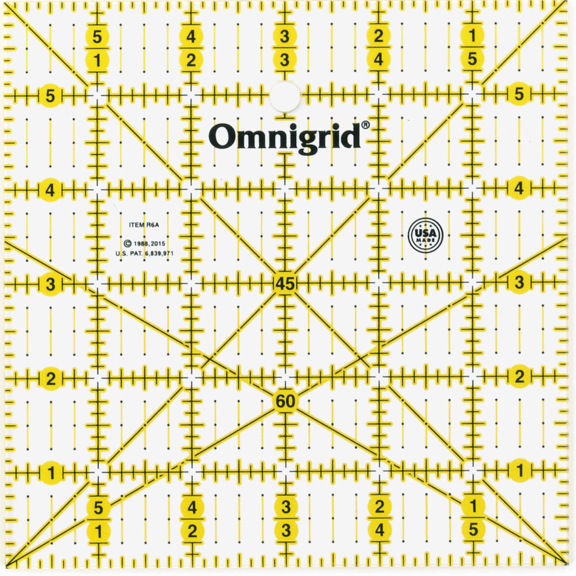 Omnigrid&#xAE; 6&#x22; x 6&#x22; Square Quilting &#x26; Sewing Ruler