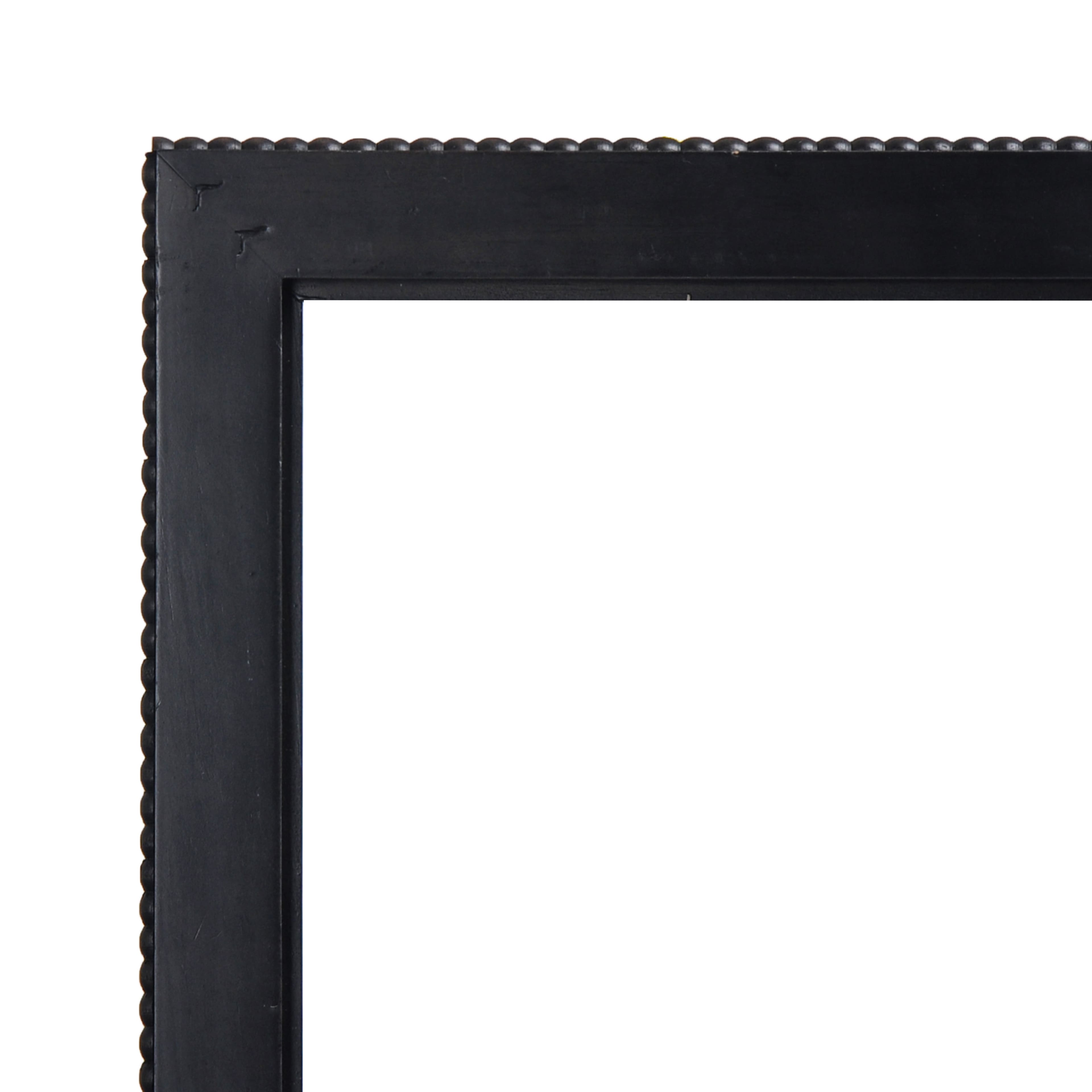 Home Black with Beaded Edge Wood Wall Frame by Studio D&#xE9;cor&#xAE;