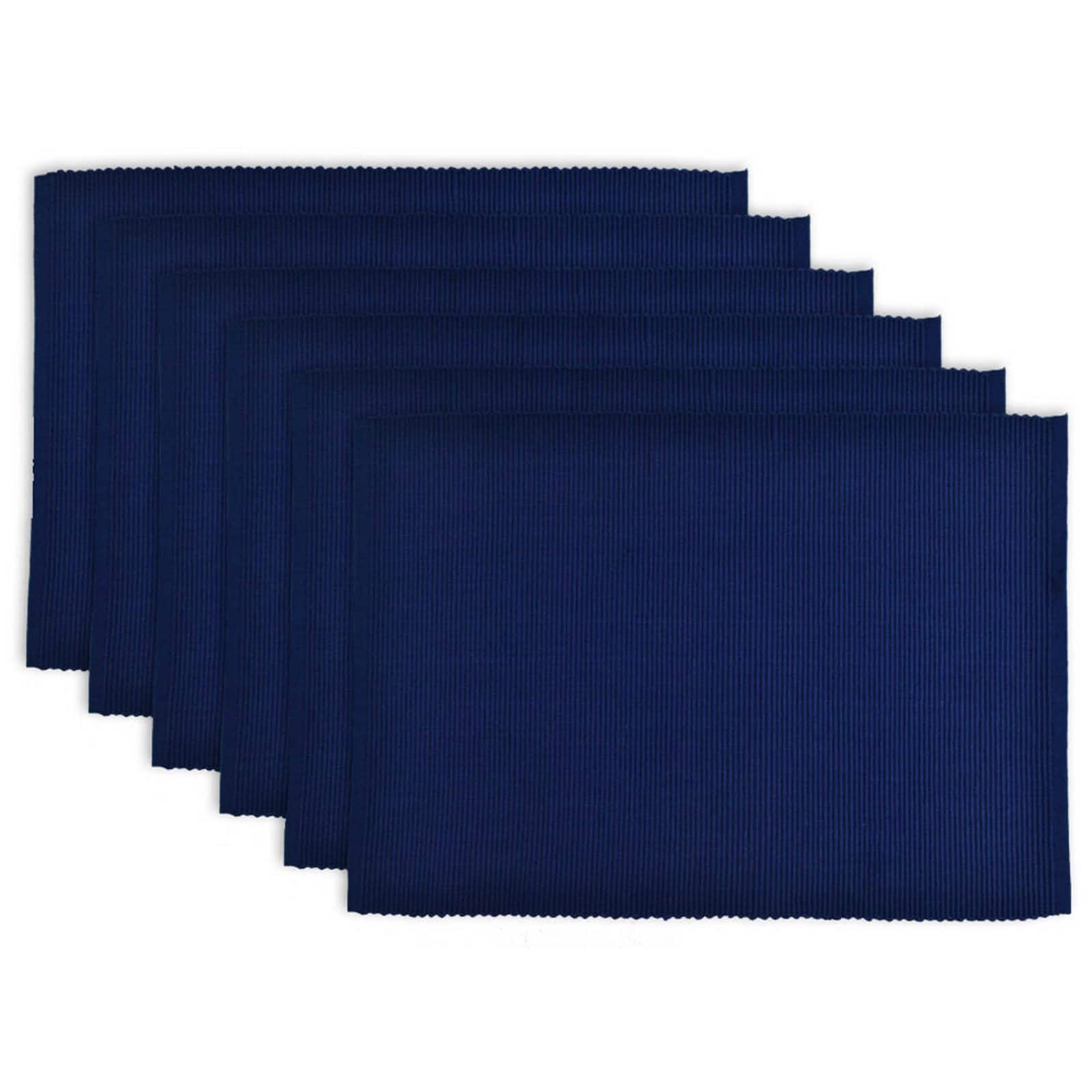 DII® Ribbed Cotton Placemats, 6ct. Michaels