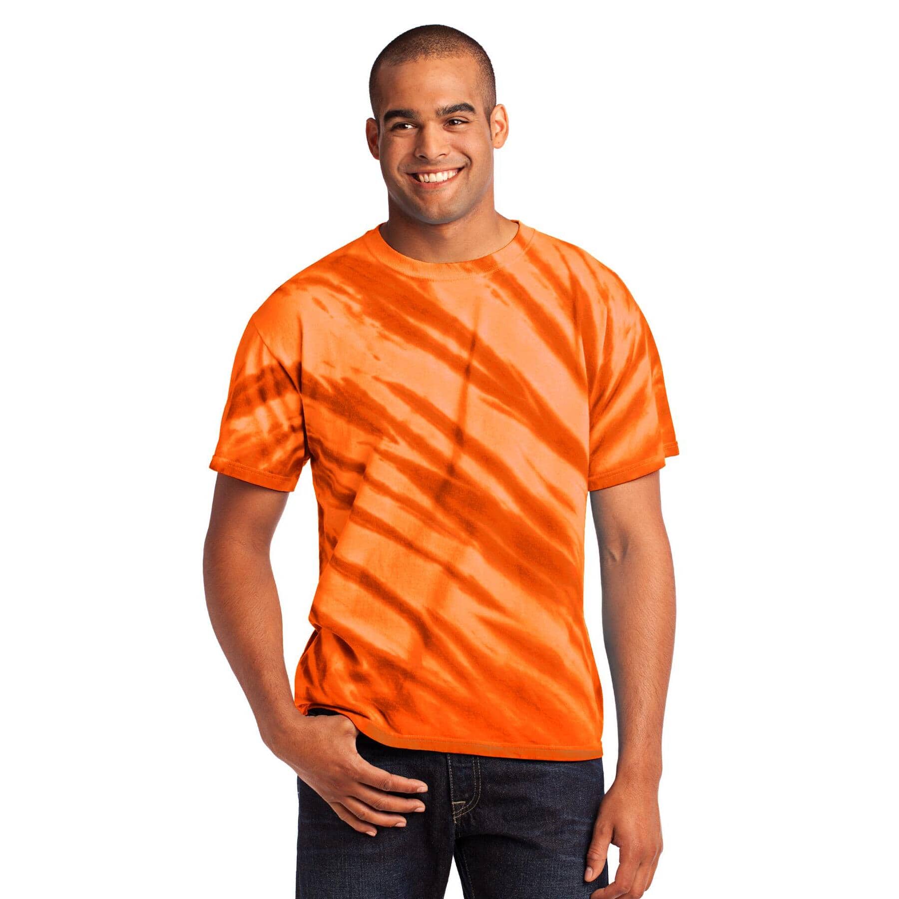 Port &#x26; Company&#xAE; Tiger Stripe Tie-Dye T-Shirt