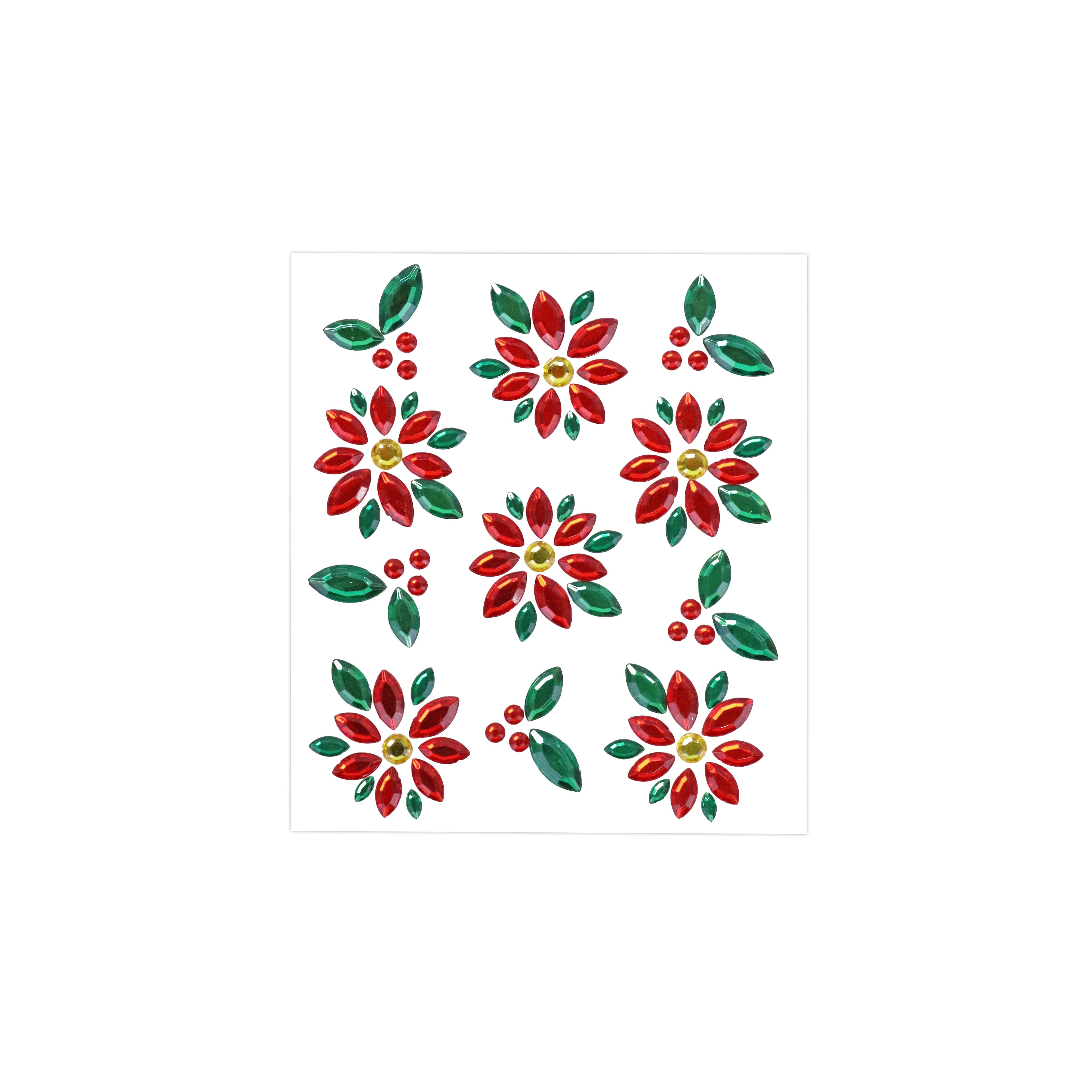 Poinsettia Bling Stickers by Recollections&#x2122;