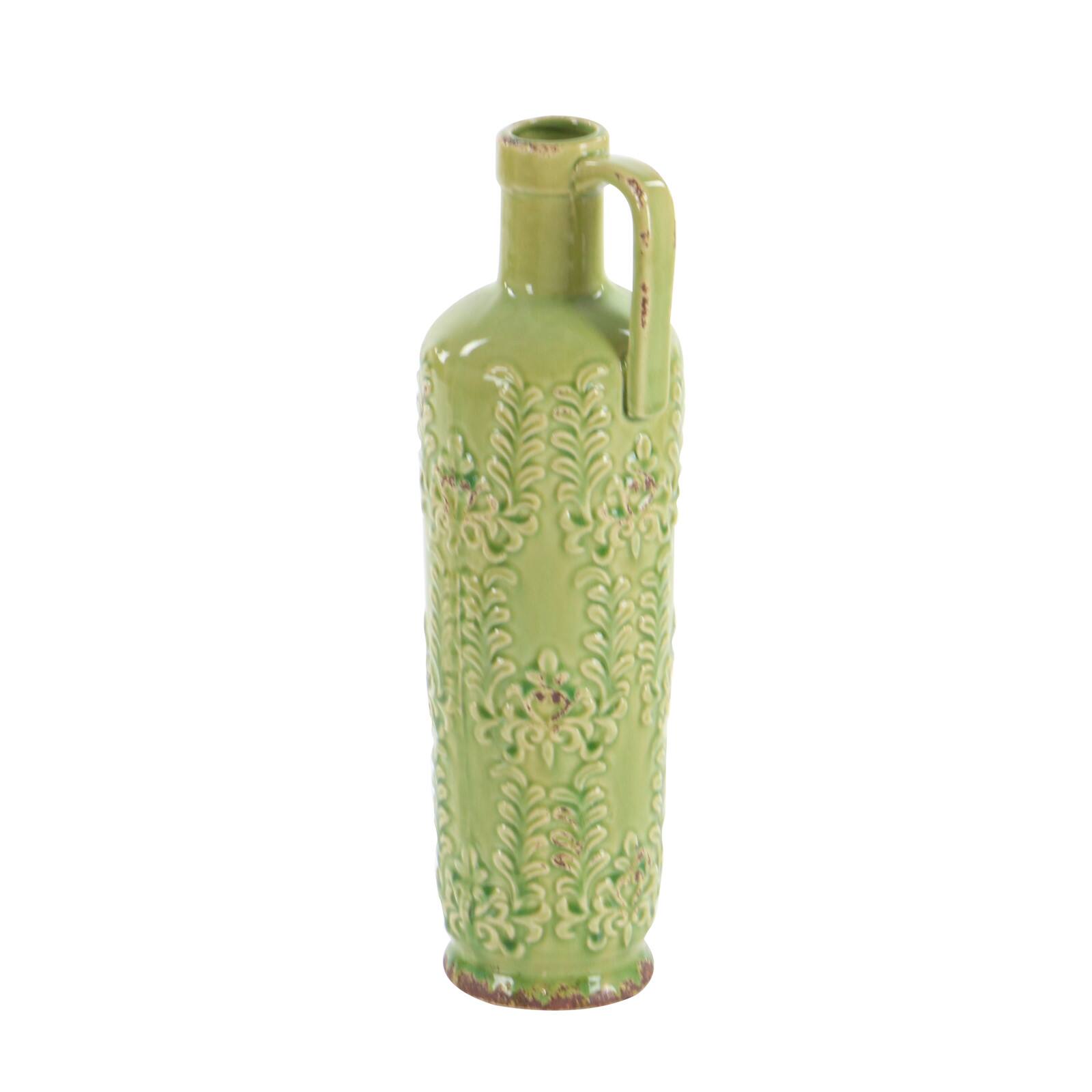 The Novogratz 14&#x22; Multicolored Stoneware Vintage Vase, 3ct.