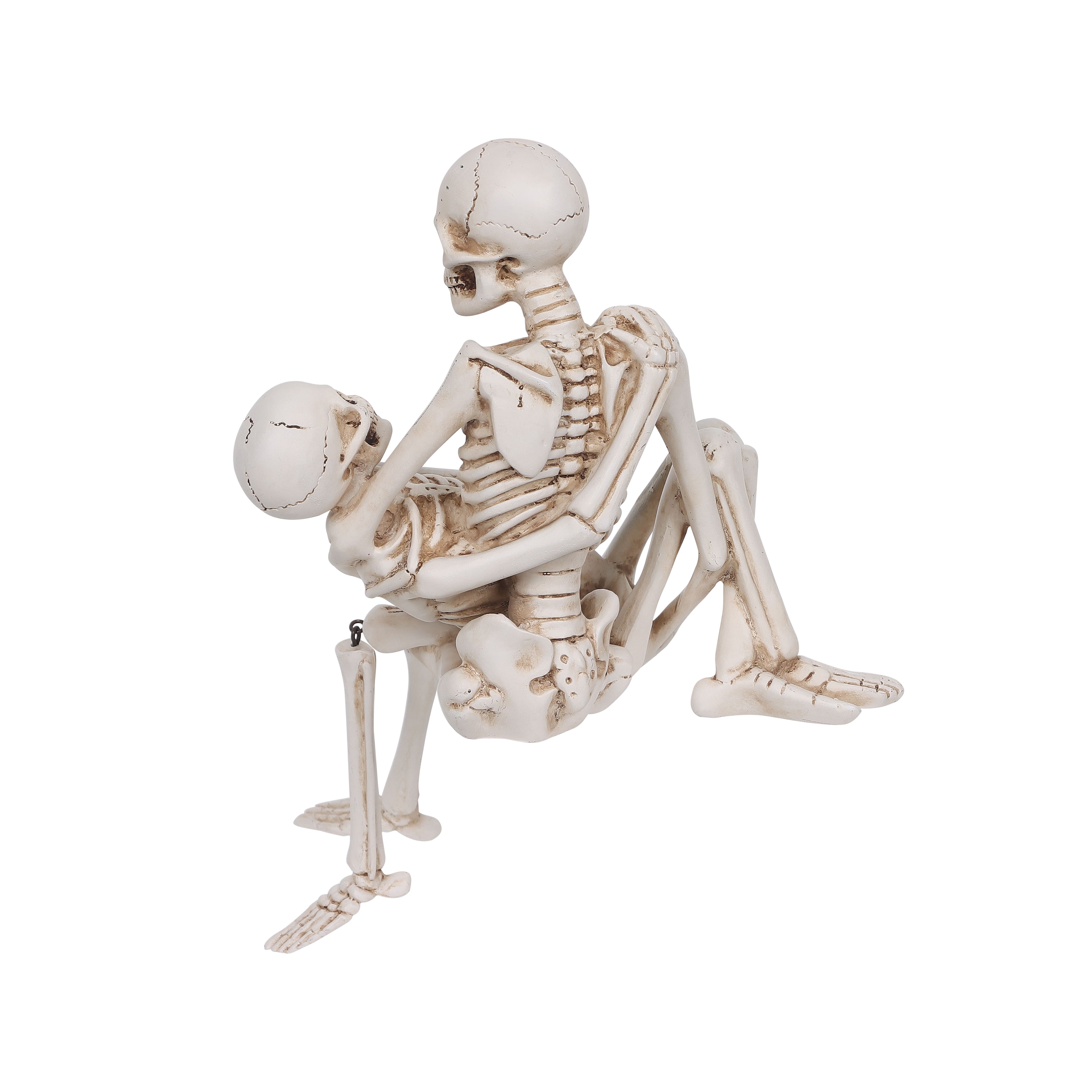 9.5&#x22; Skeleton Couple Hug Tabletop D&#xE9;cor by Ashland&#xAE;