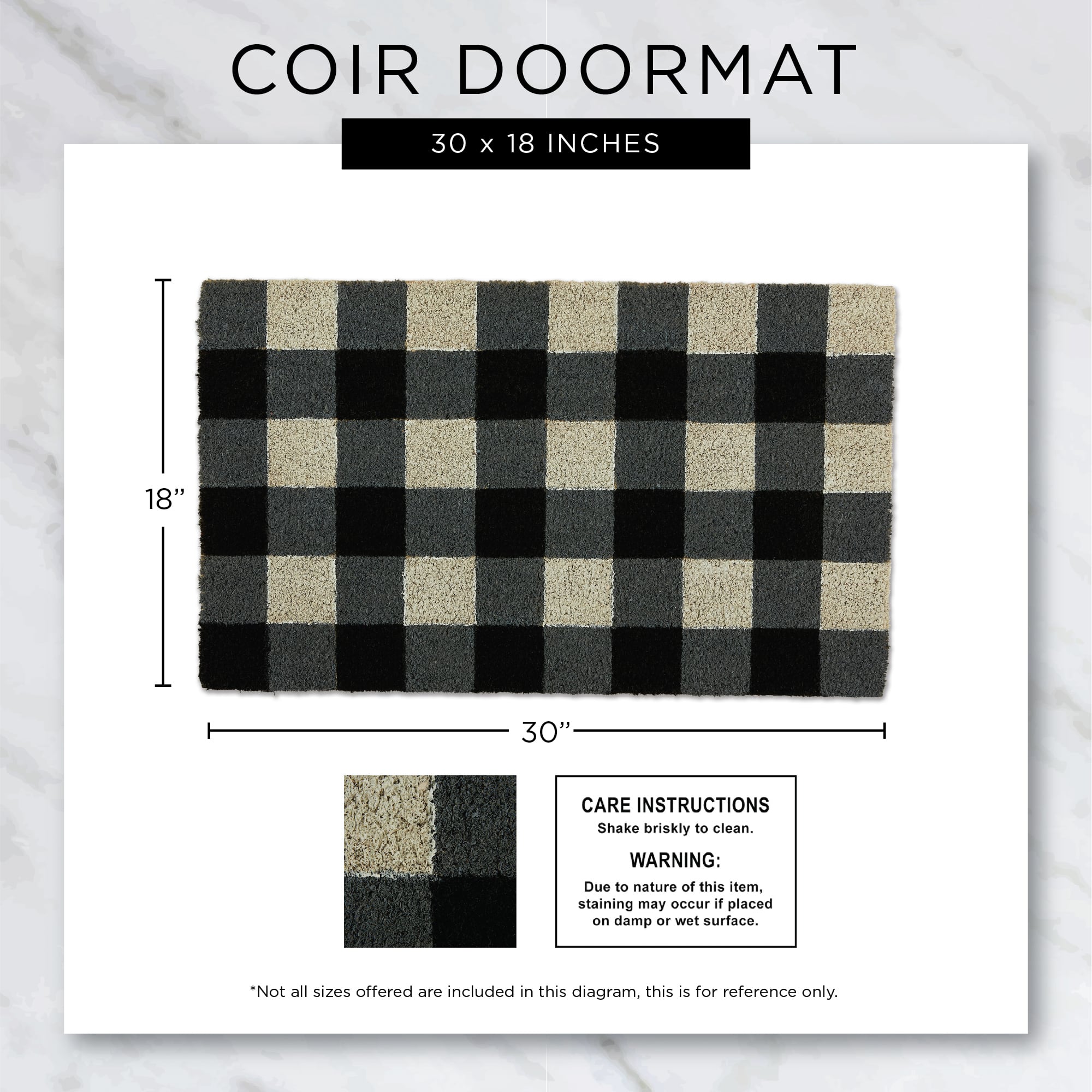 DII&#xAE; Hi! Stripes Doormat