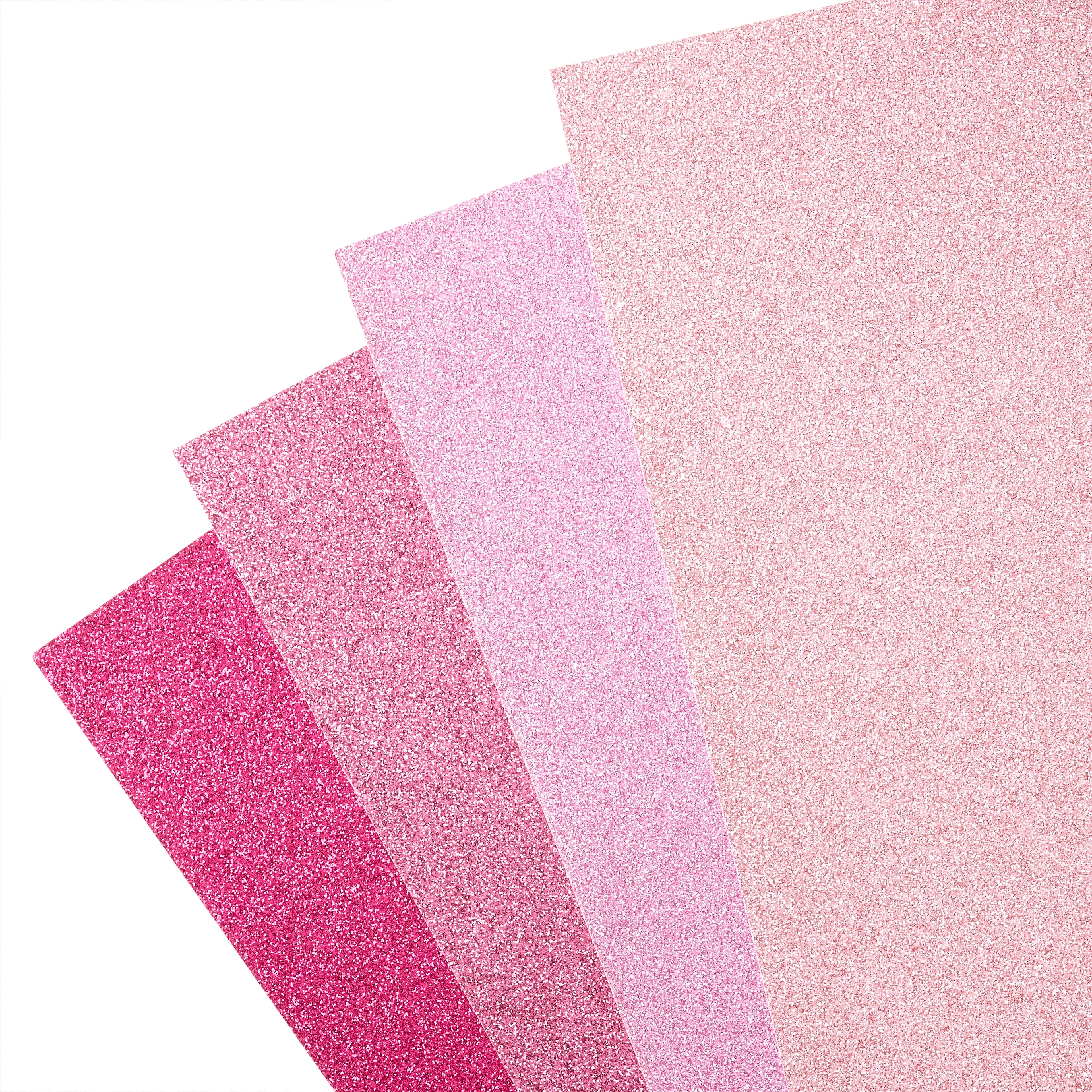 Pink Hues Glitter 8.5&#x22; x 11&#x22; Cardstock Paper by Recollections&#x2122;, 24 Sheets