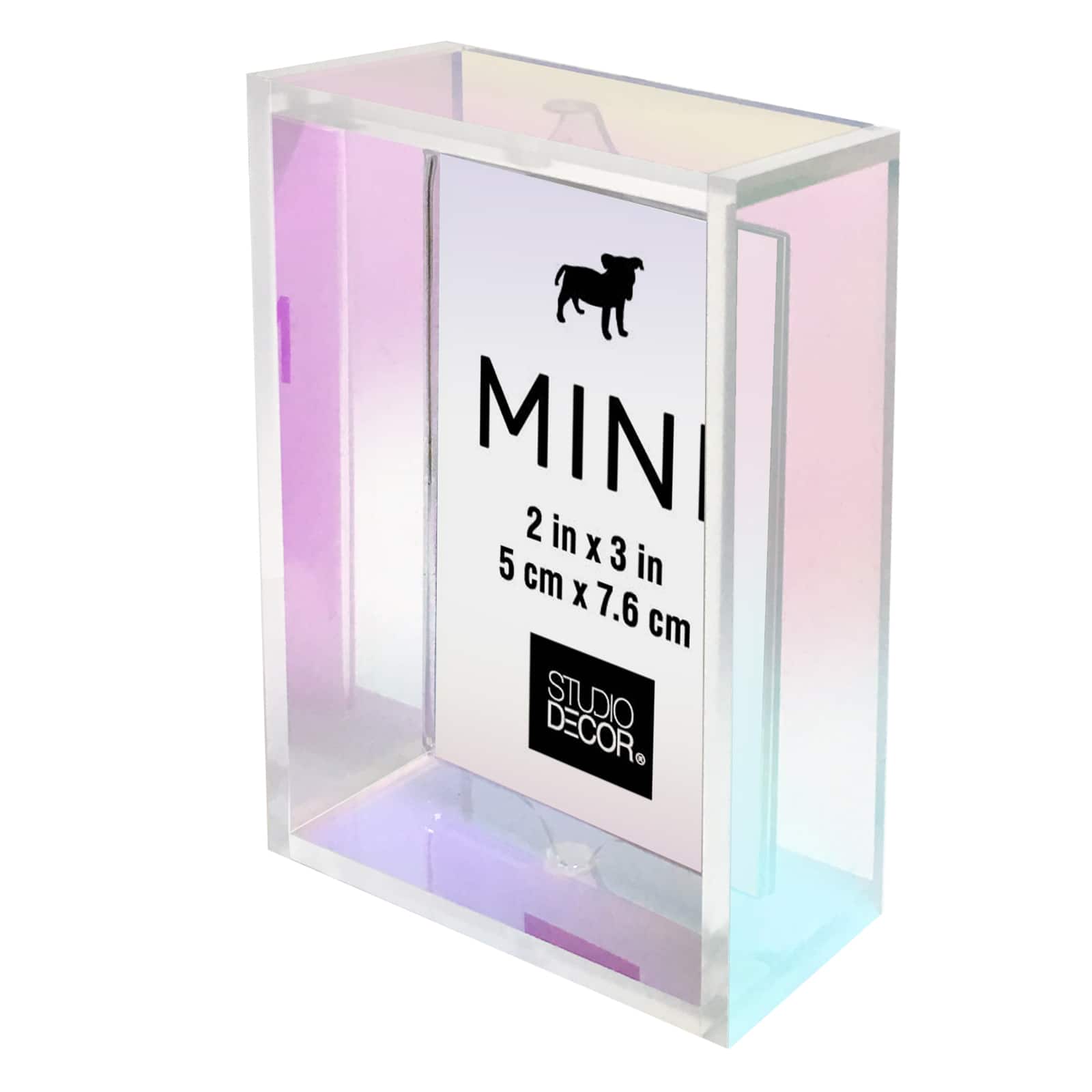 24 Pack: Iridescent 2" x 3" Revolving Mini Frame by Studio Décor®