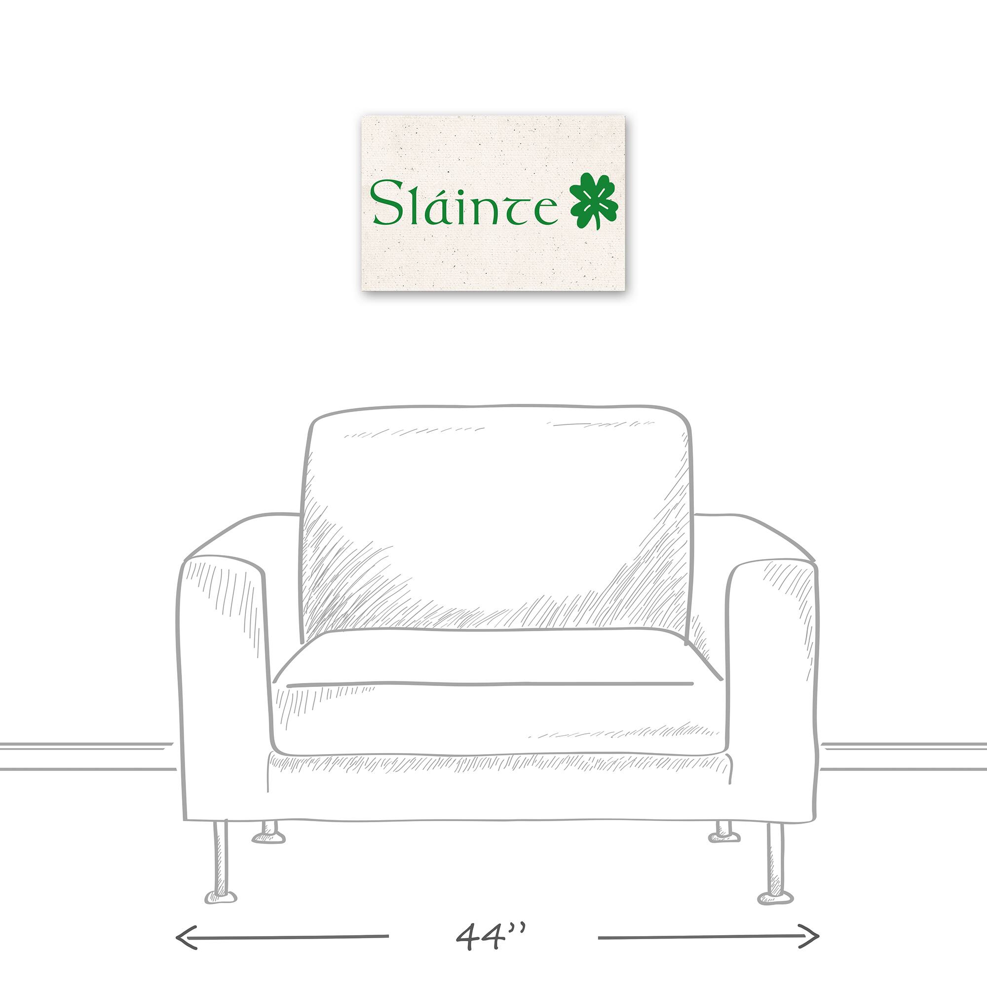 Slainte 18&#x22; x 12&#x22; Canvas Wall Art