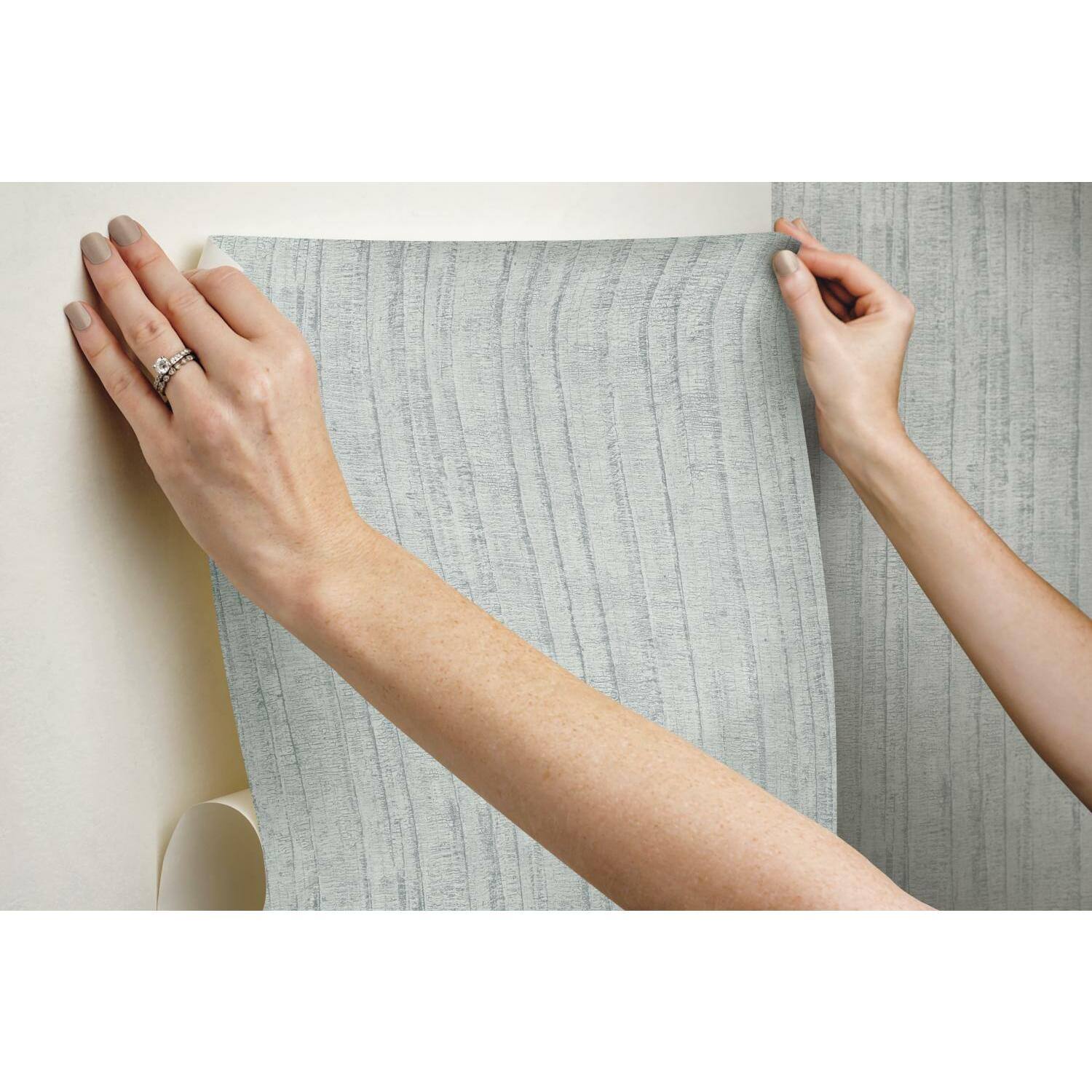 RoomMates Crackled Stria Texture Peel &#x26; Stick Wallpaper