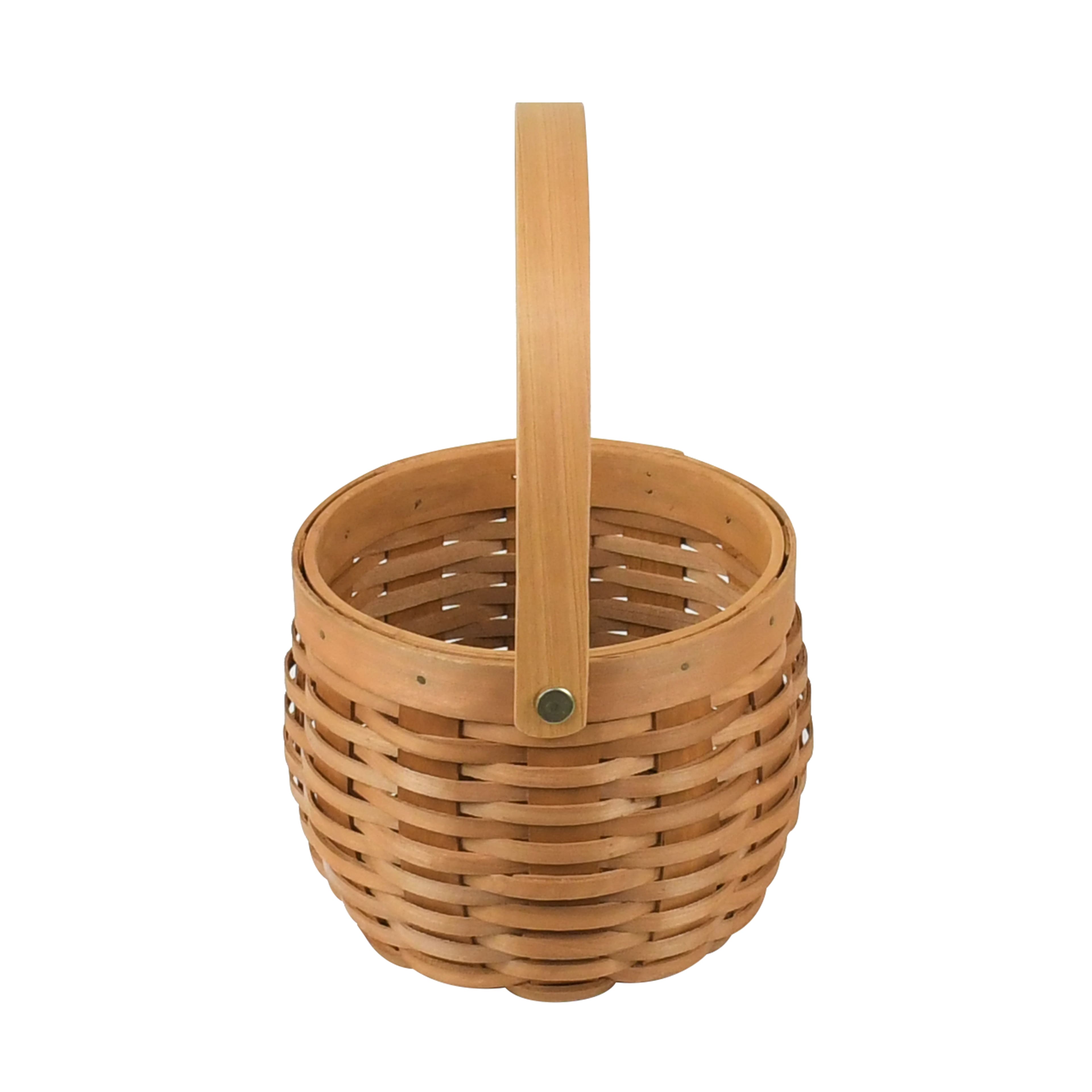 4.75&#x22; Natural Brown Round Chipwood Basket by Ashland&#xAE;