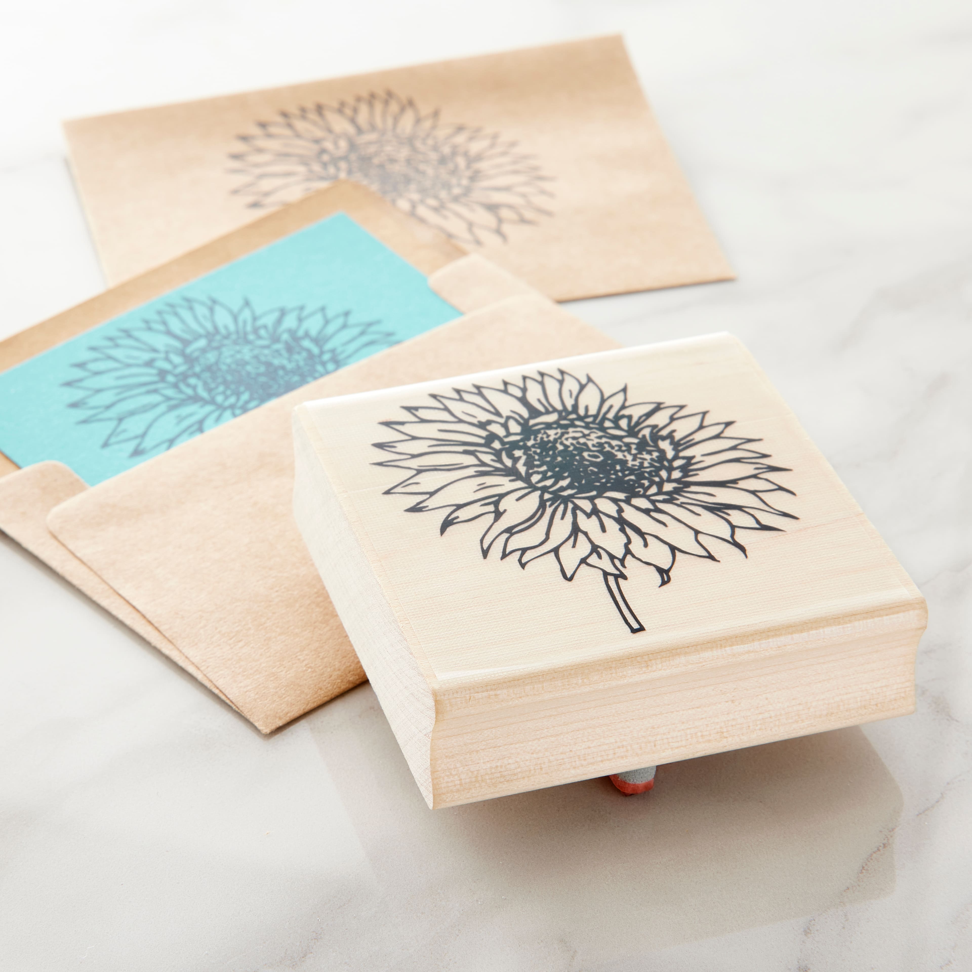 Sunflower Wood Stamp by Recollections&#x2122;