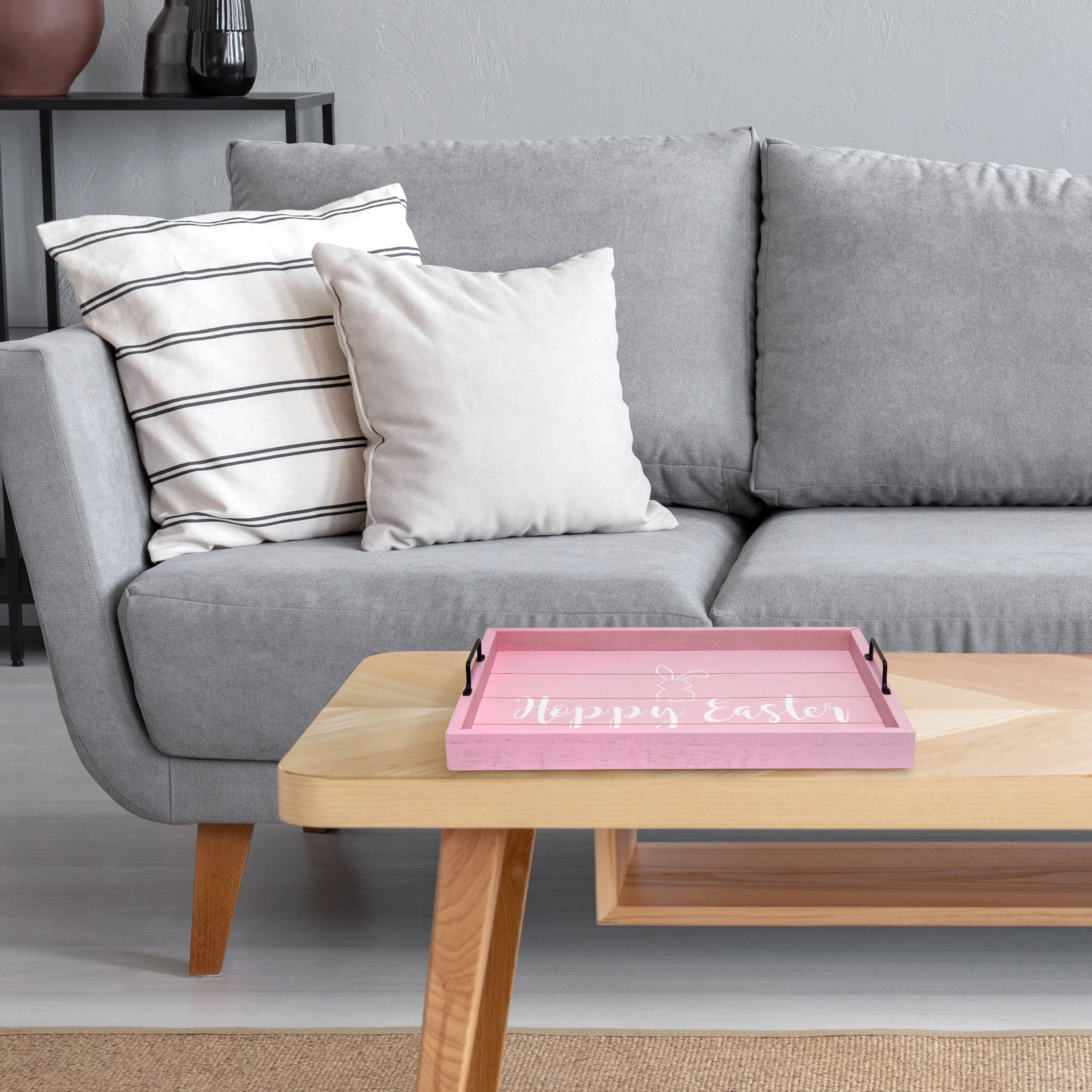 Elegant Designs™ 15.5" Hoppy Easter Serving Tray with Handles