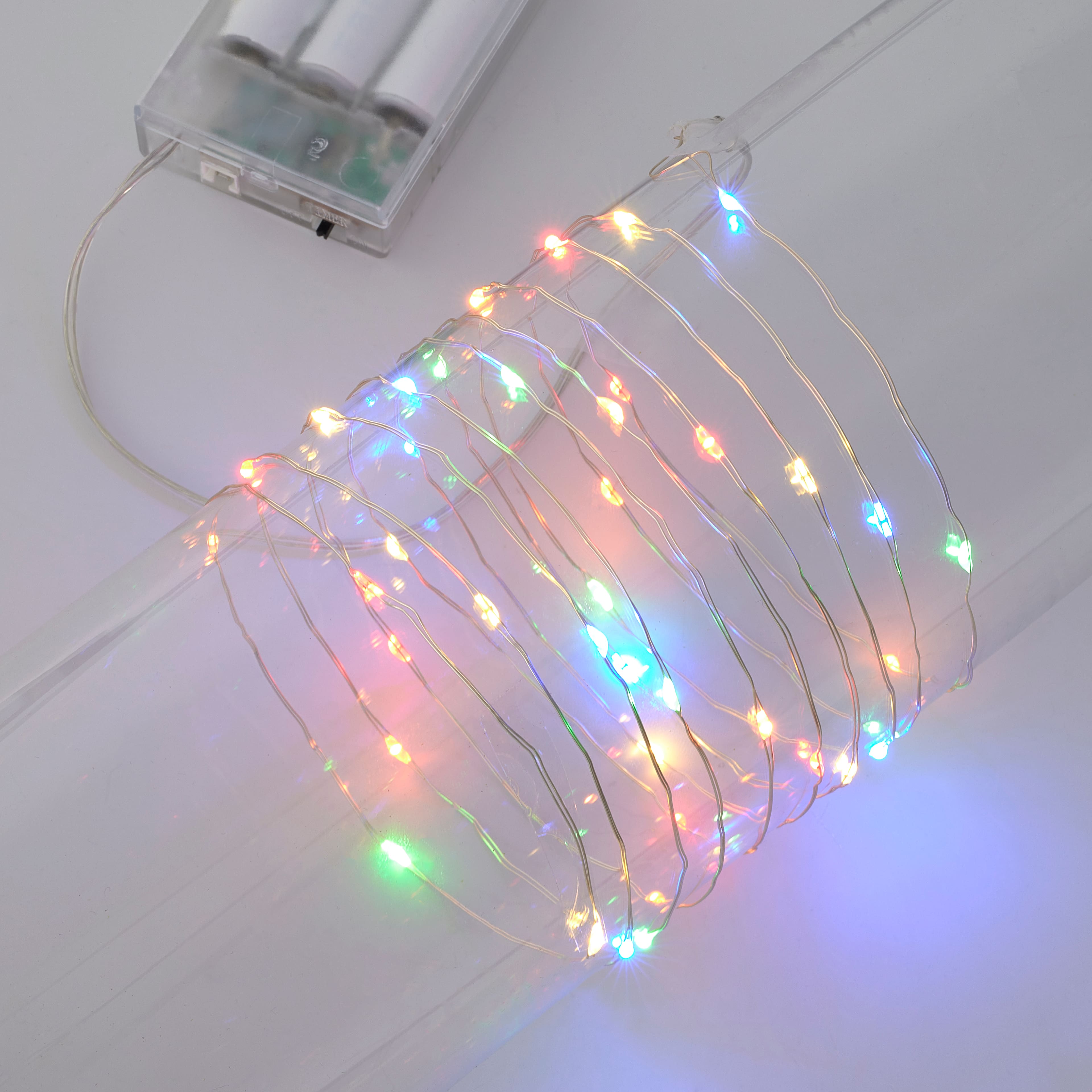 12 Pack: Apothecary &#x26; Company&#x2122; 10ft. Multicolor Decorative Micro LED String Lights