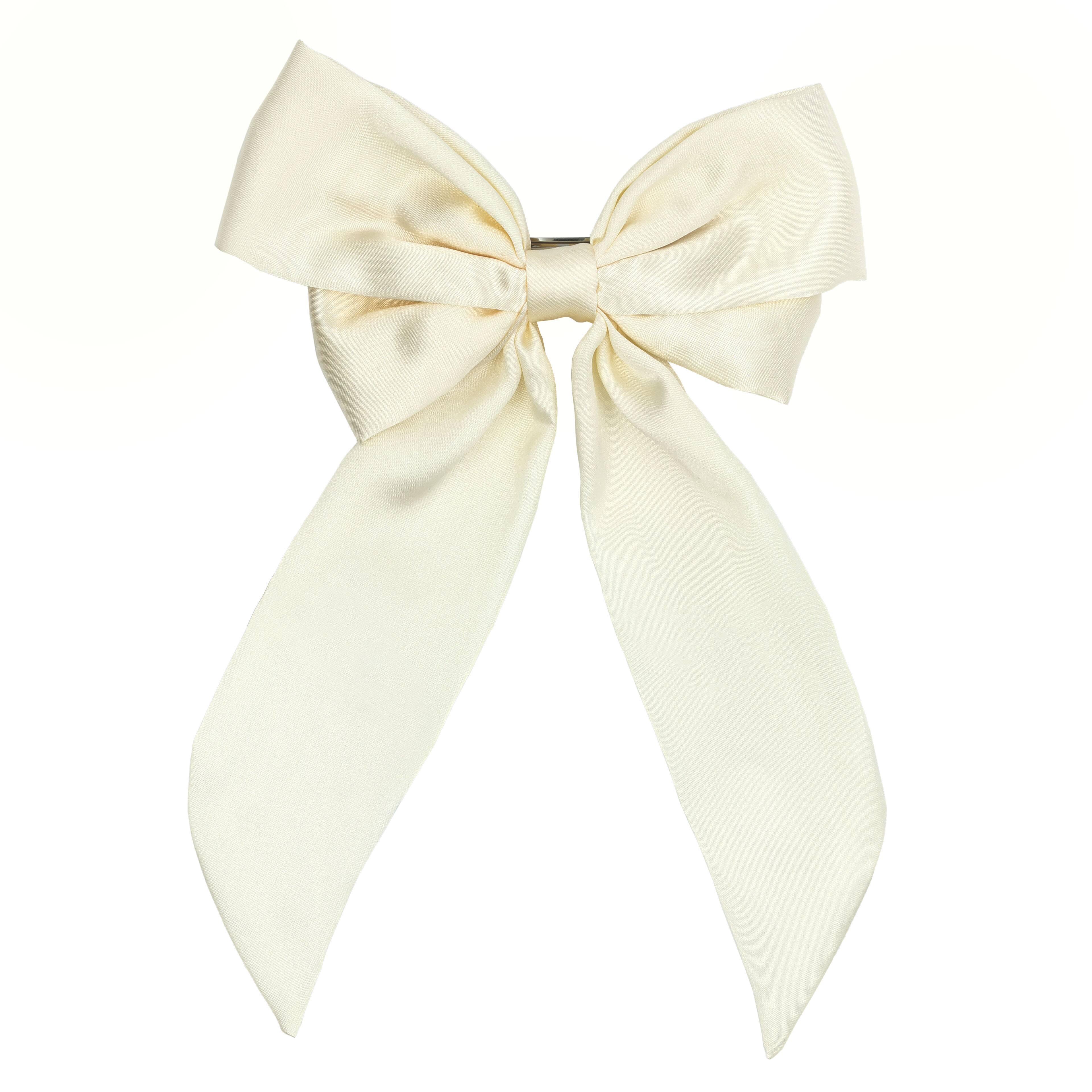 Assorted Big Soft Bow Hair Clip, 1pc. by Fab Finds