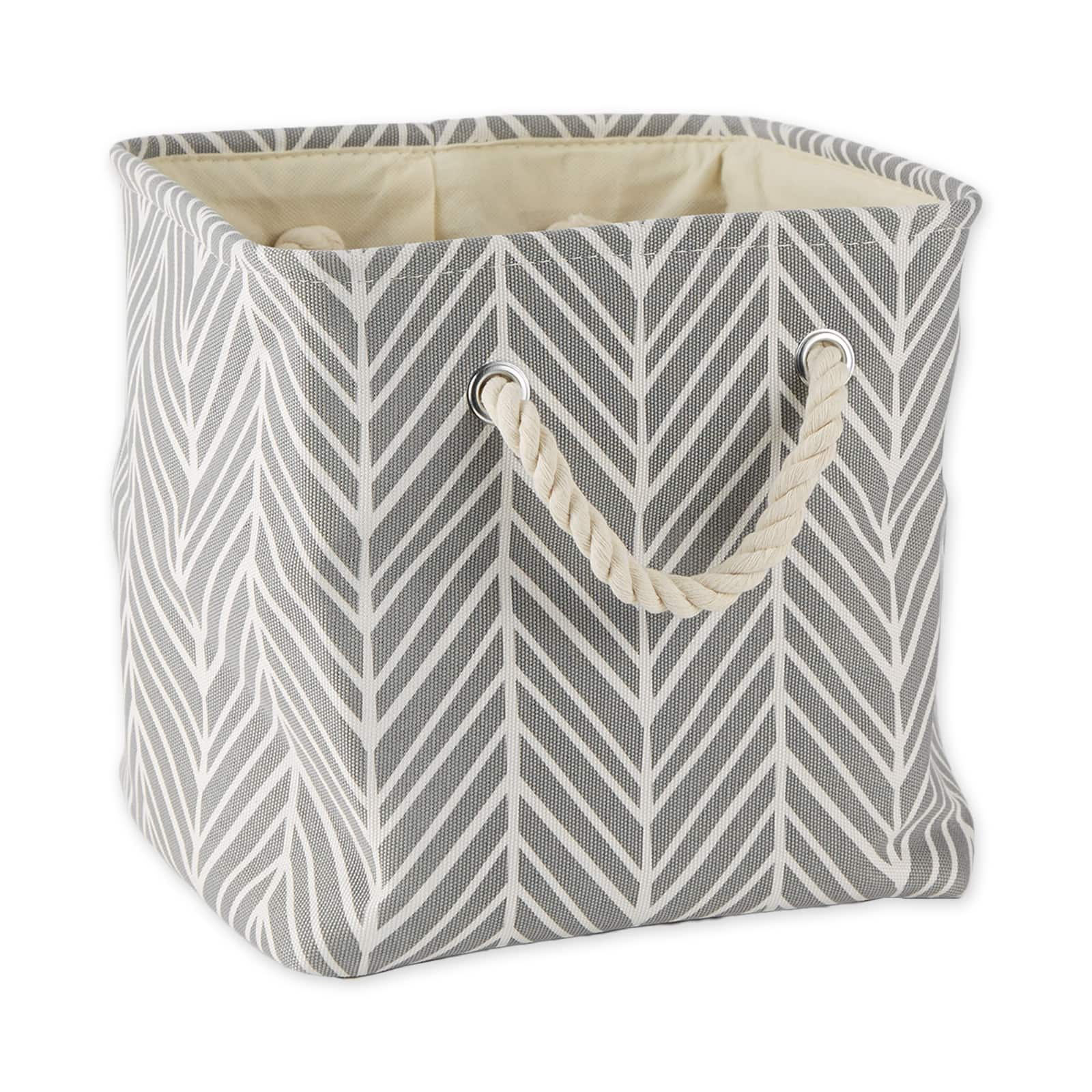 DII&#xAE; 11&#x22; Polyester Herringbone Storage Bin