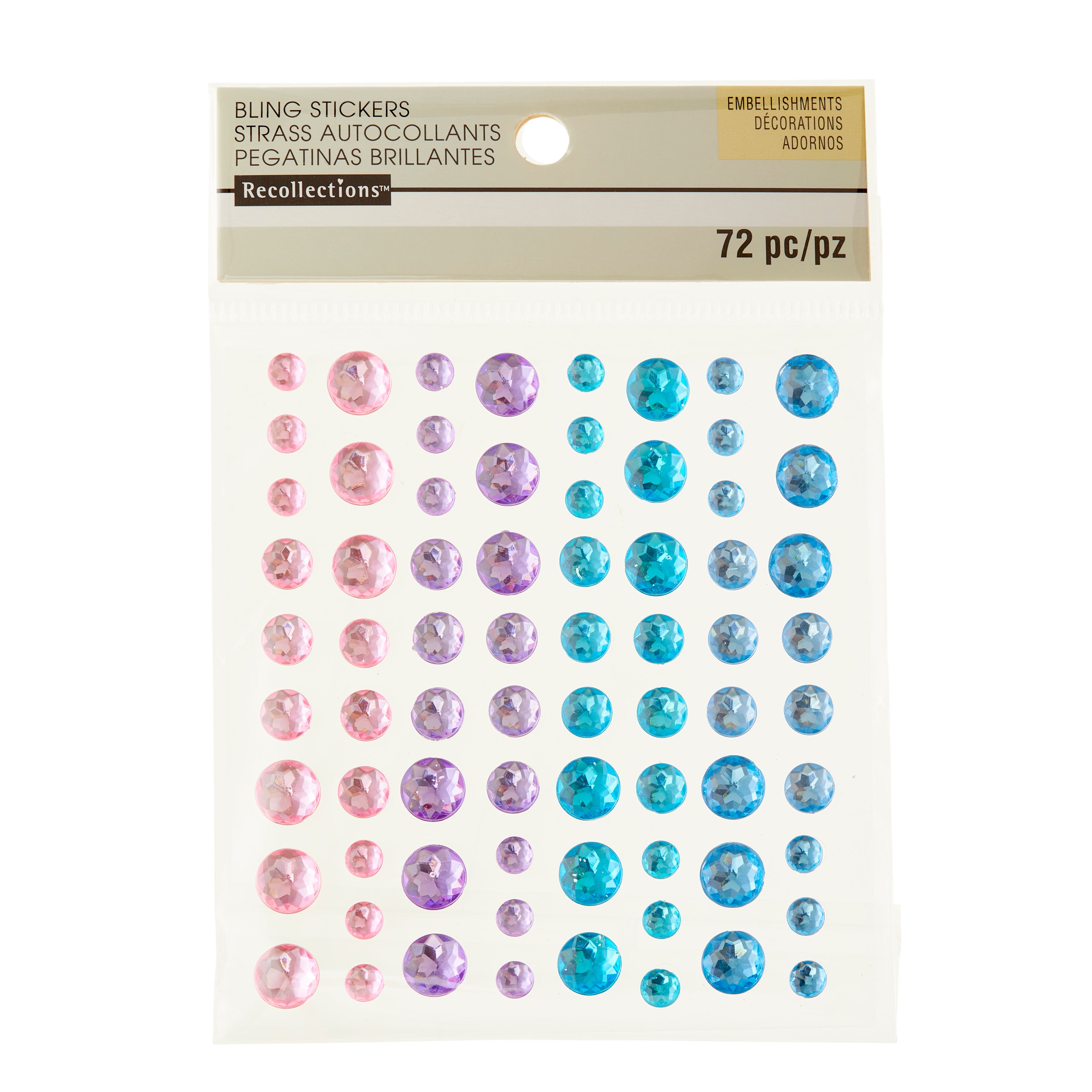 Clear Pearl Border Bling Stickers by Recollections™, Michaels