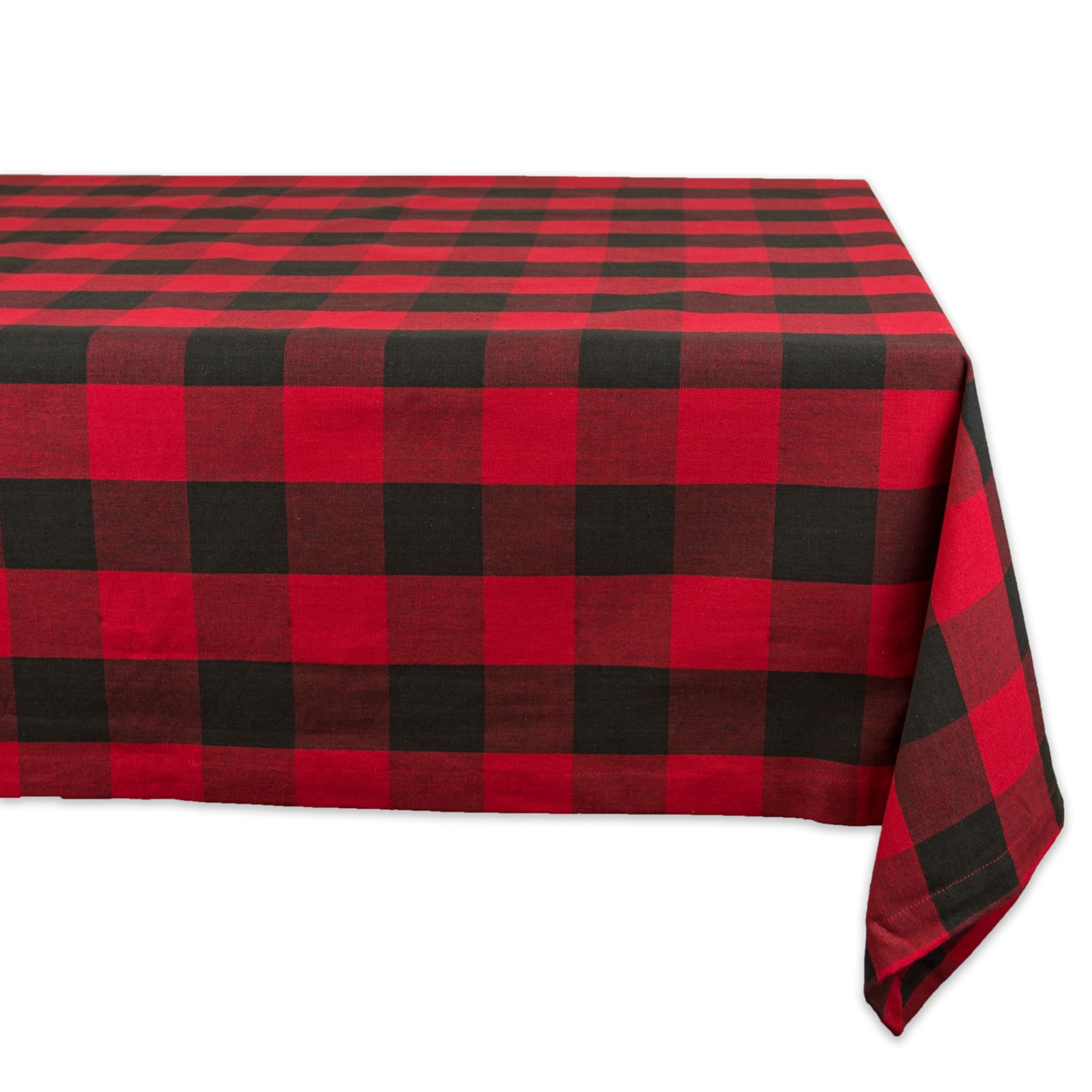 Buffalo Check Red Tablecloth 52" x 52"