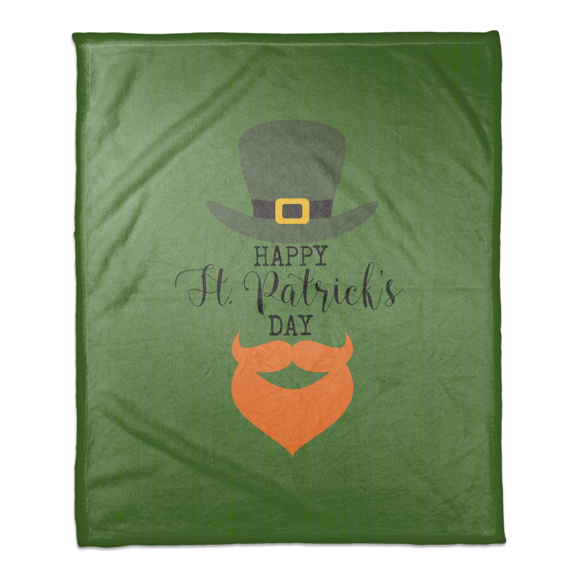 Leprechaun Beard Hat 50" x 60" Coral Fleece Blanket
