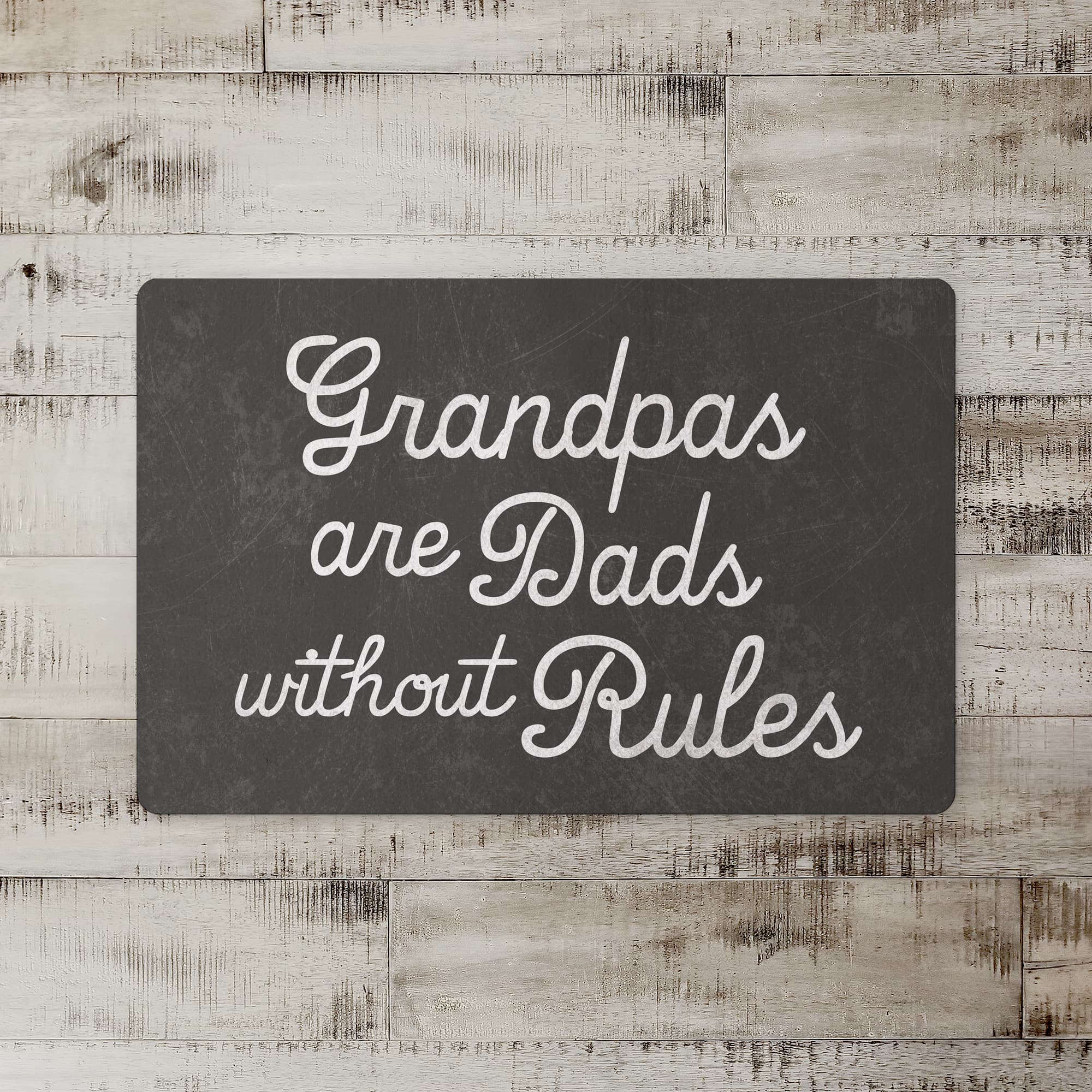 18" x 27" Grandpas Are Dads without Rules Floor Mat