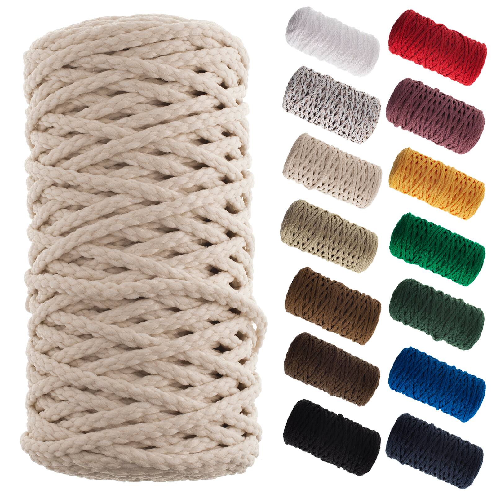 John Bead 4mm Braided Macram&#xE9; Cord, 70yd.