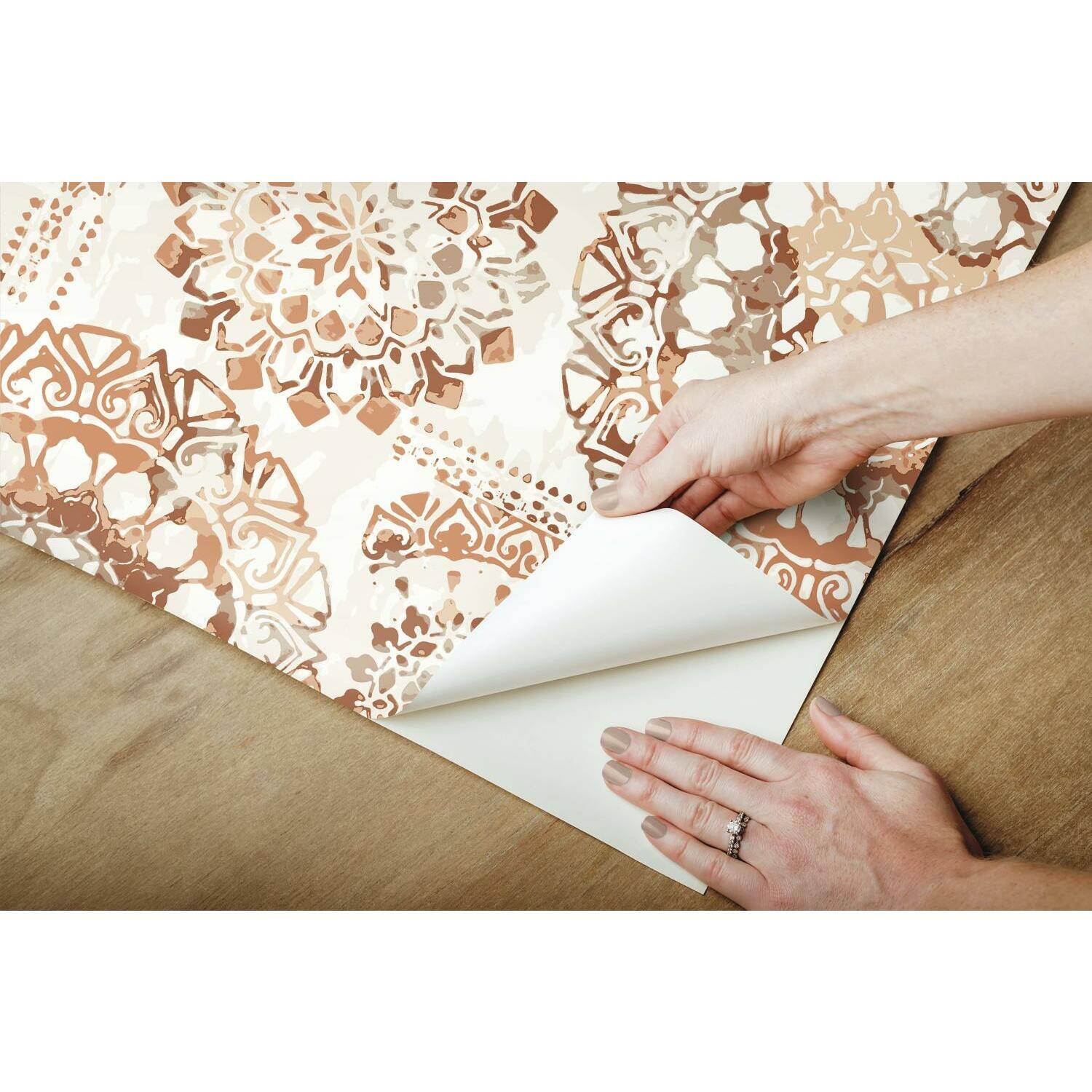 RoomMates Bohemian Medallion Peel & Stick Wallpaper