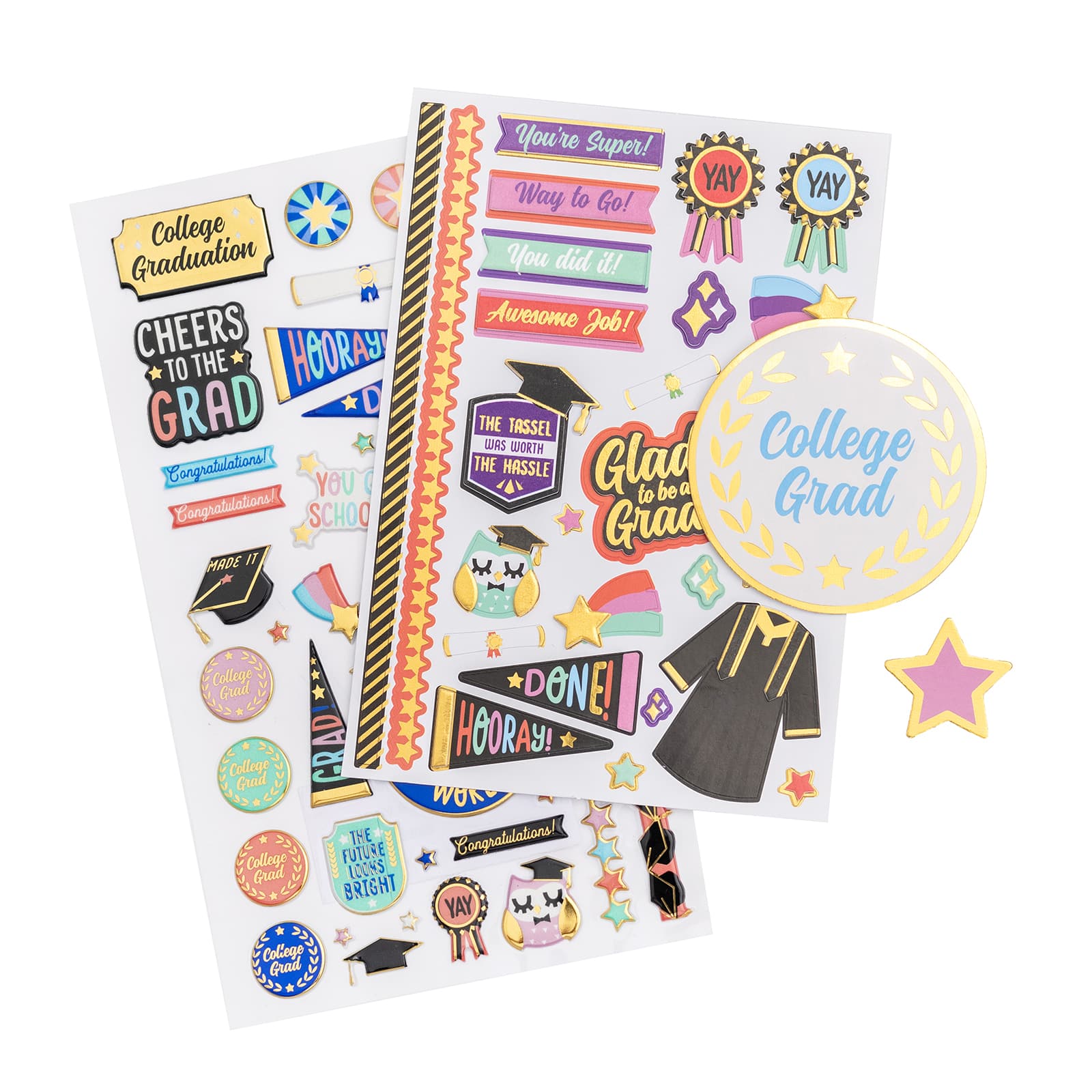College Graduate Sticker Flip Pack by Recollections&#x2122;