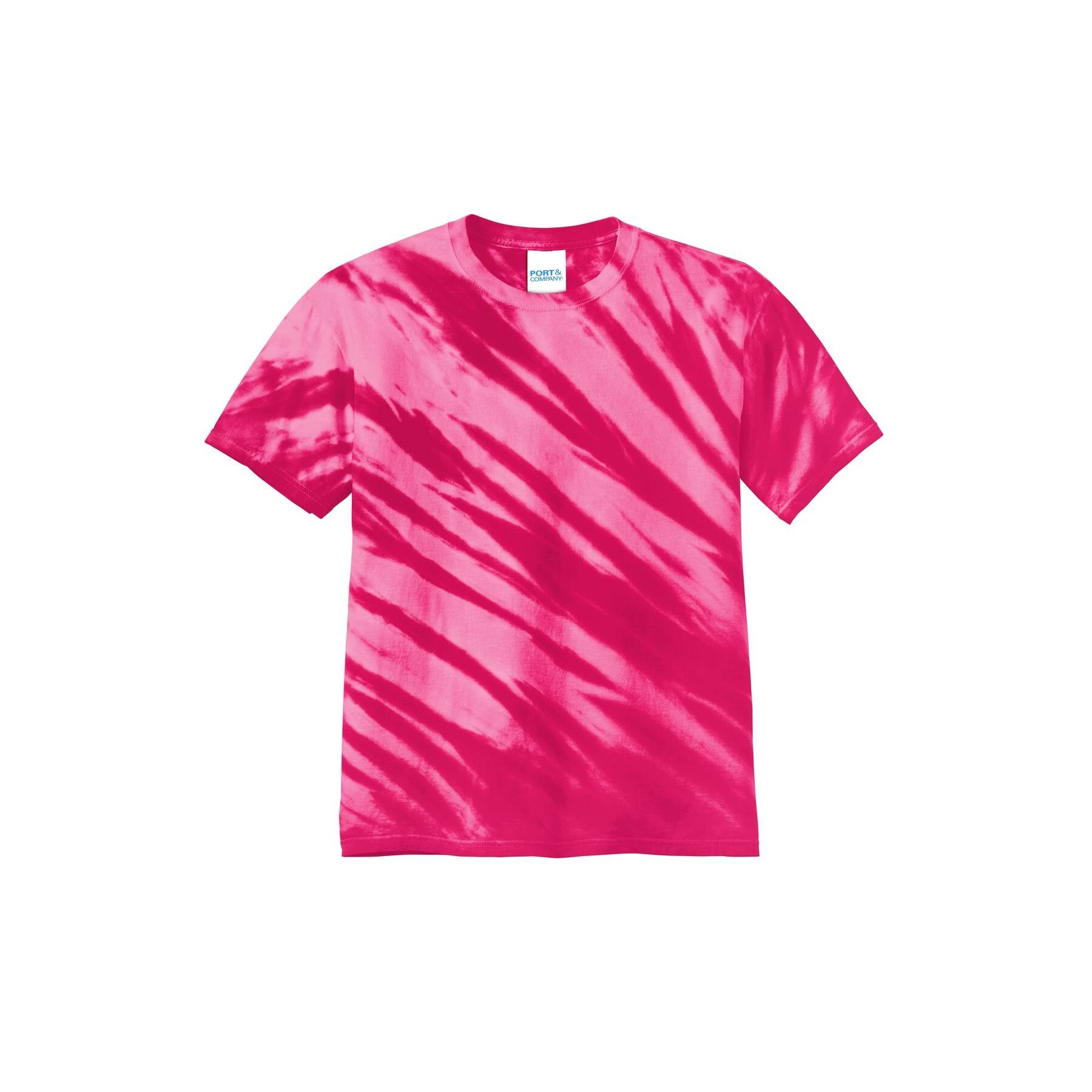 Port &#x26; Company&#xAE; Tiger Stripe Tie-Dye T-Shirt