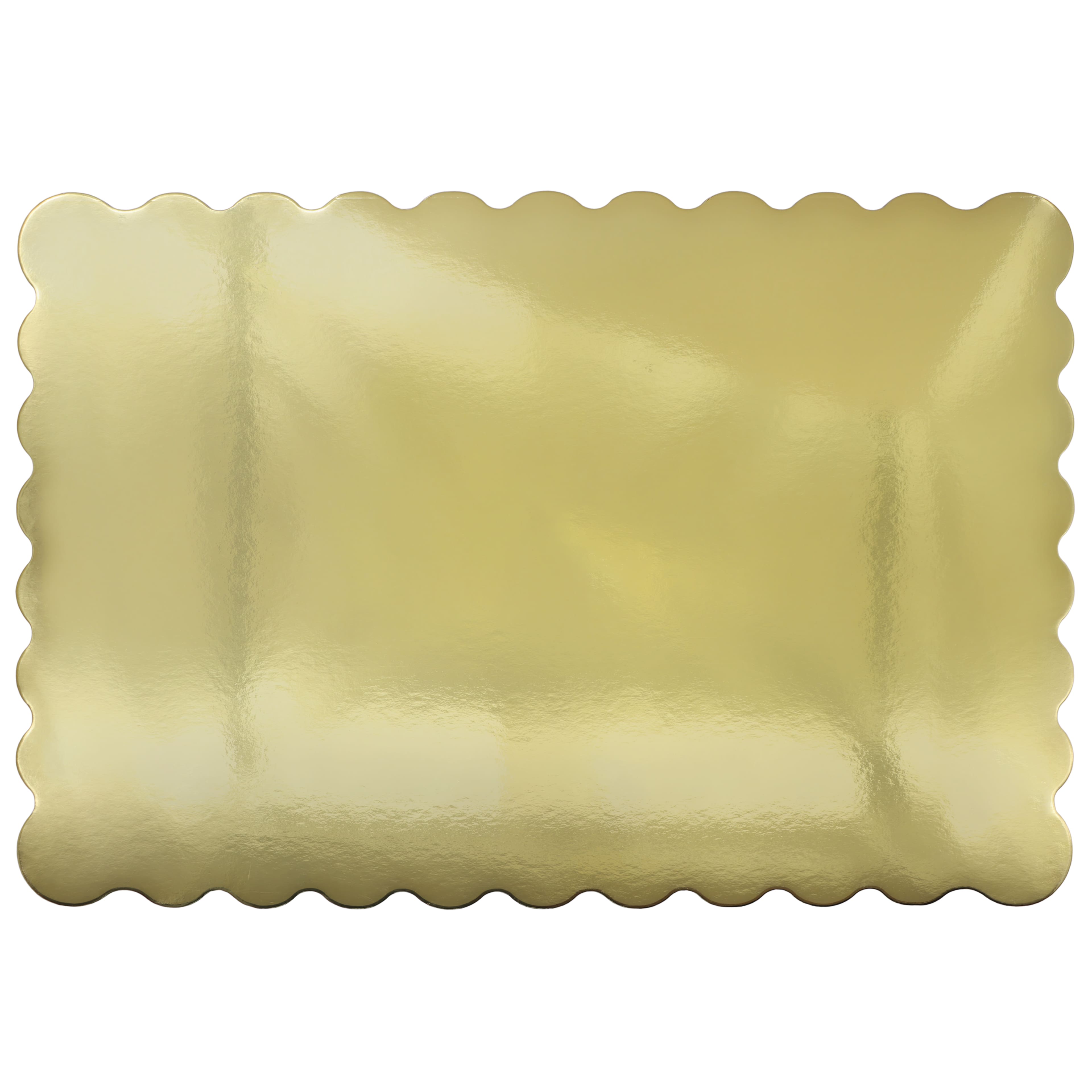 19&#x22; Gold Grease Resistant Cake Board, 4ct. by Makery&#x2122;