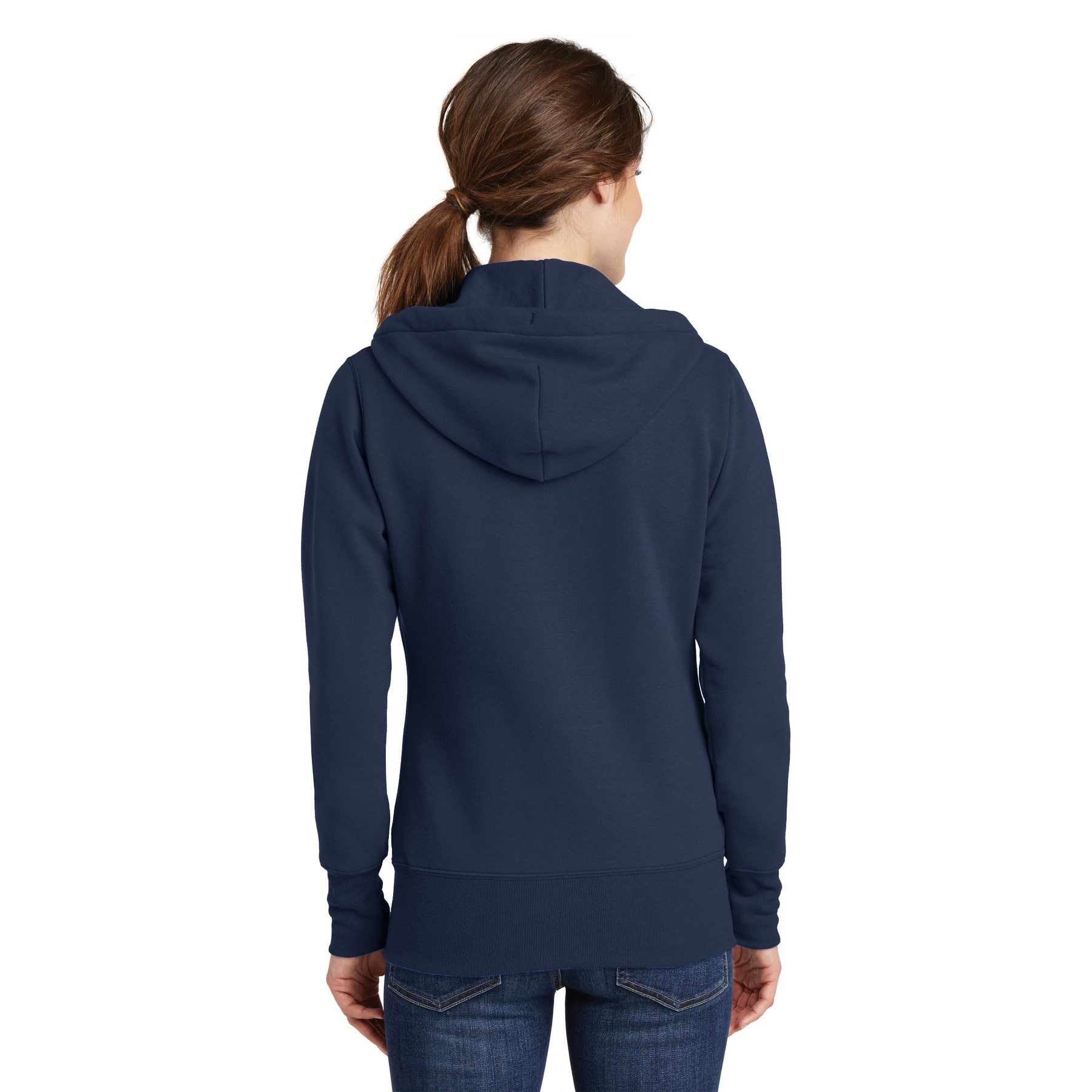 Port & Company Ladies Core Fleece Full-Zip Hooded Sweatshirt