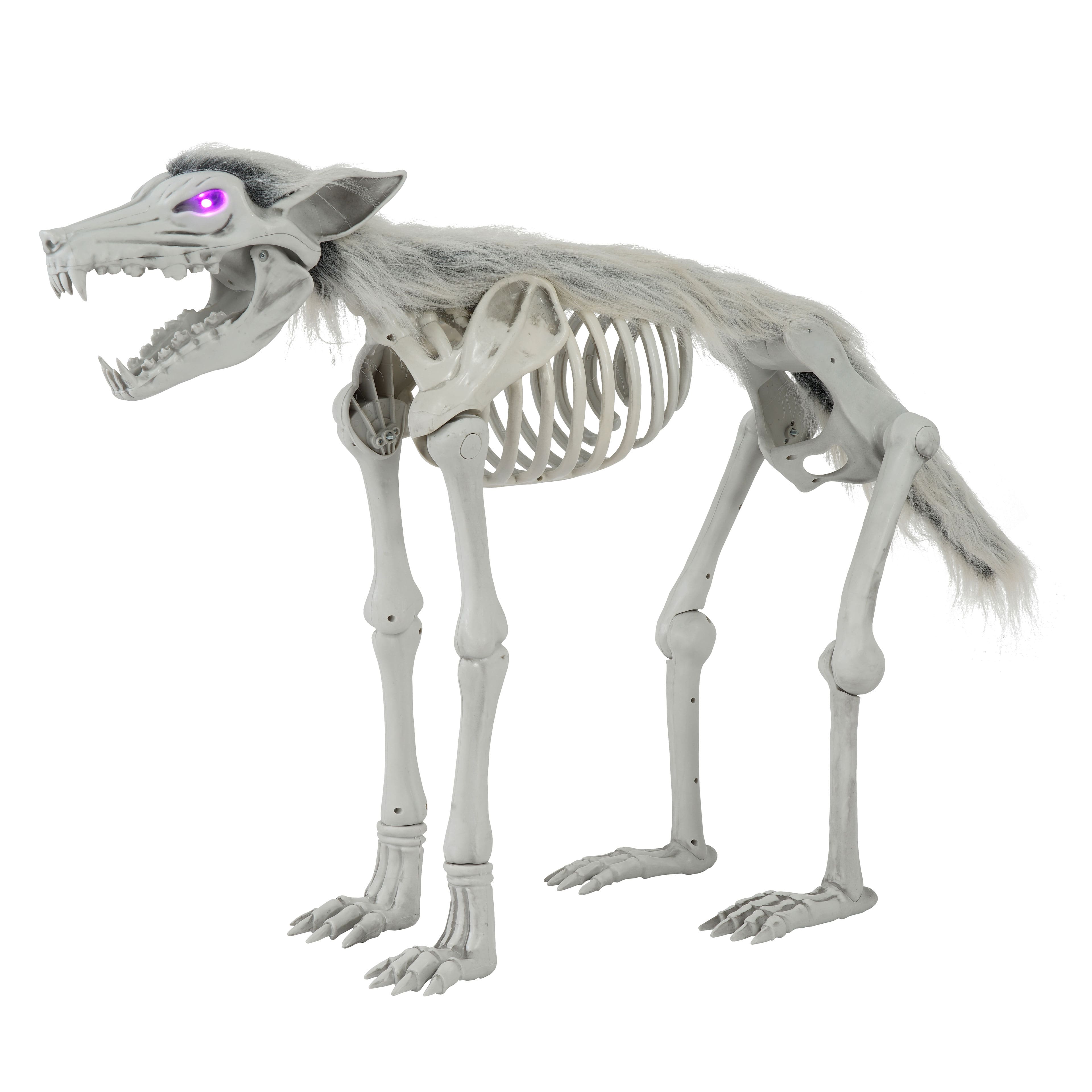 34.5&#x22; LED Animated Wolf Skeleton by Ashland&#xAE;