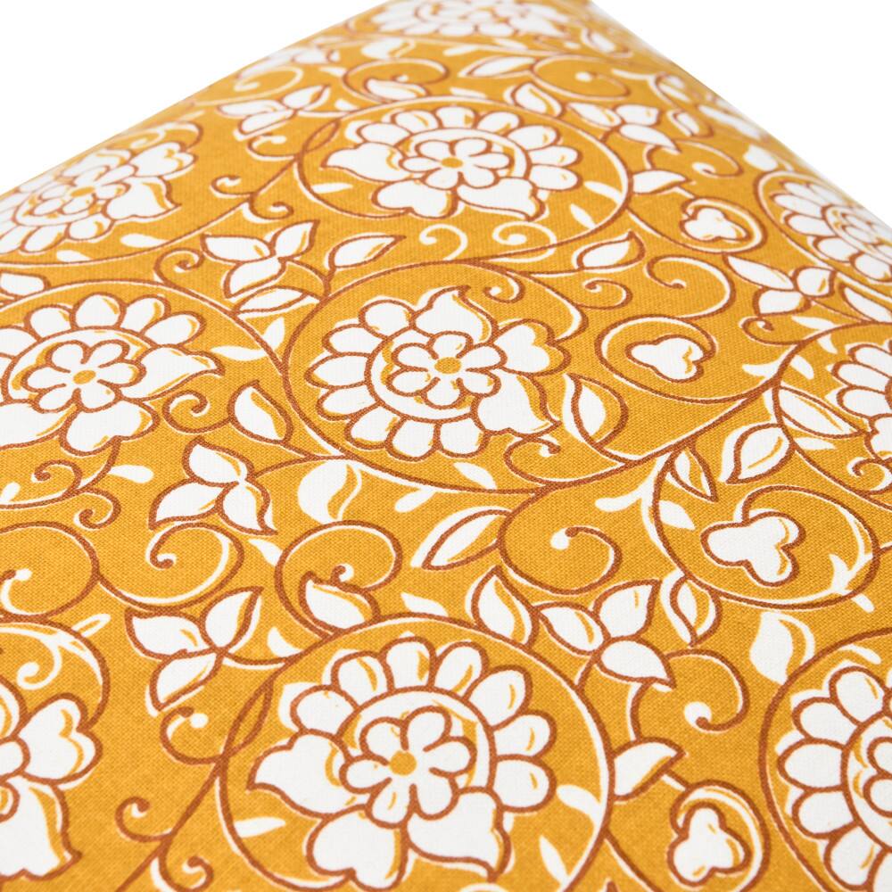 Hello Honey&#xAE; Yellow Floral Paisley Pillow Cover