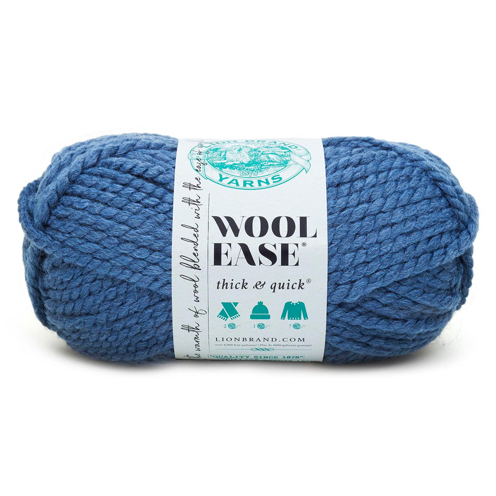 Lion Brand Wool-Ease Thick & Quick Yarn-Blossom