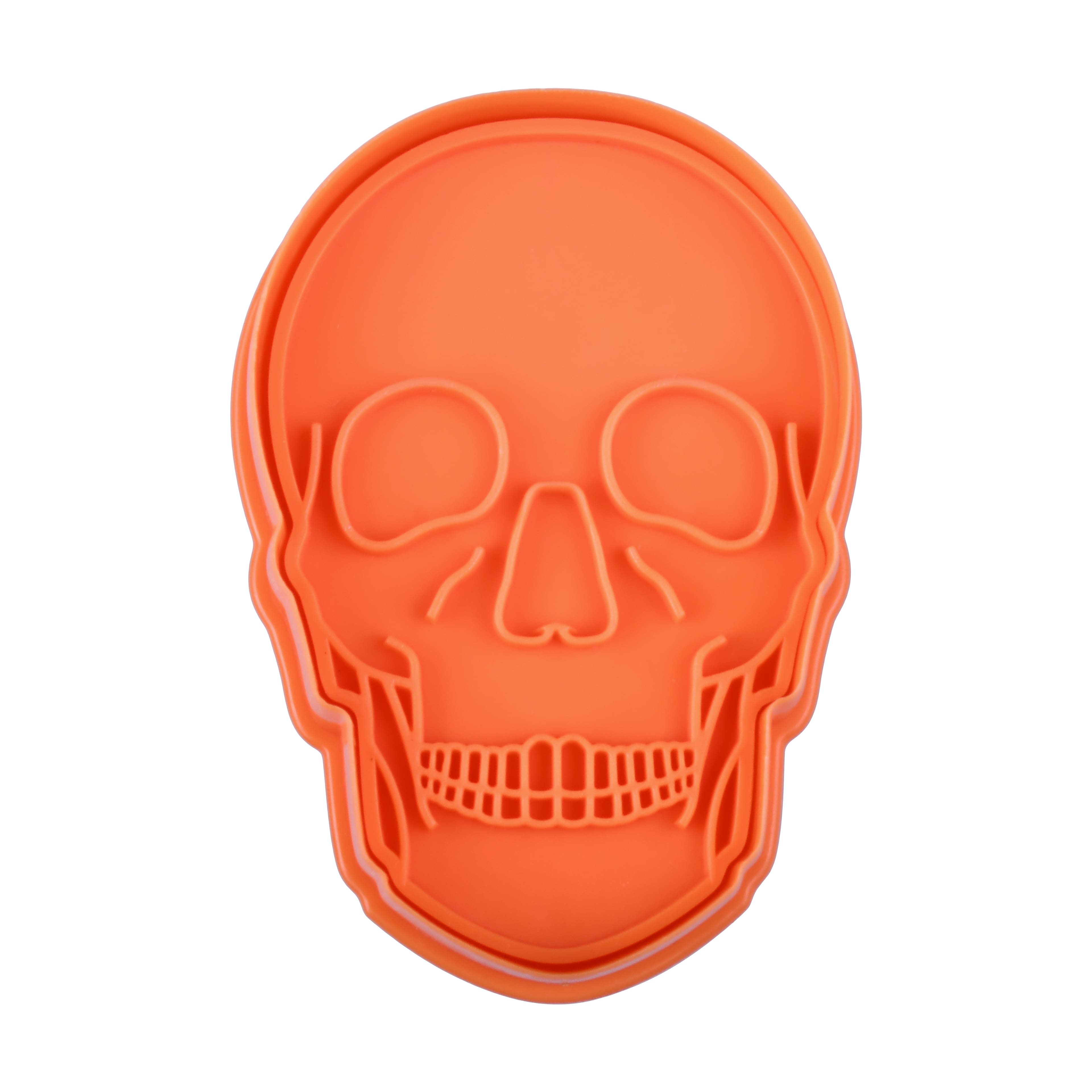 3&#x22; Skull Cookie Stamper by Makery&#x2122;