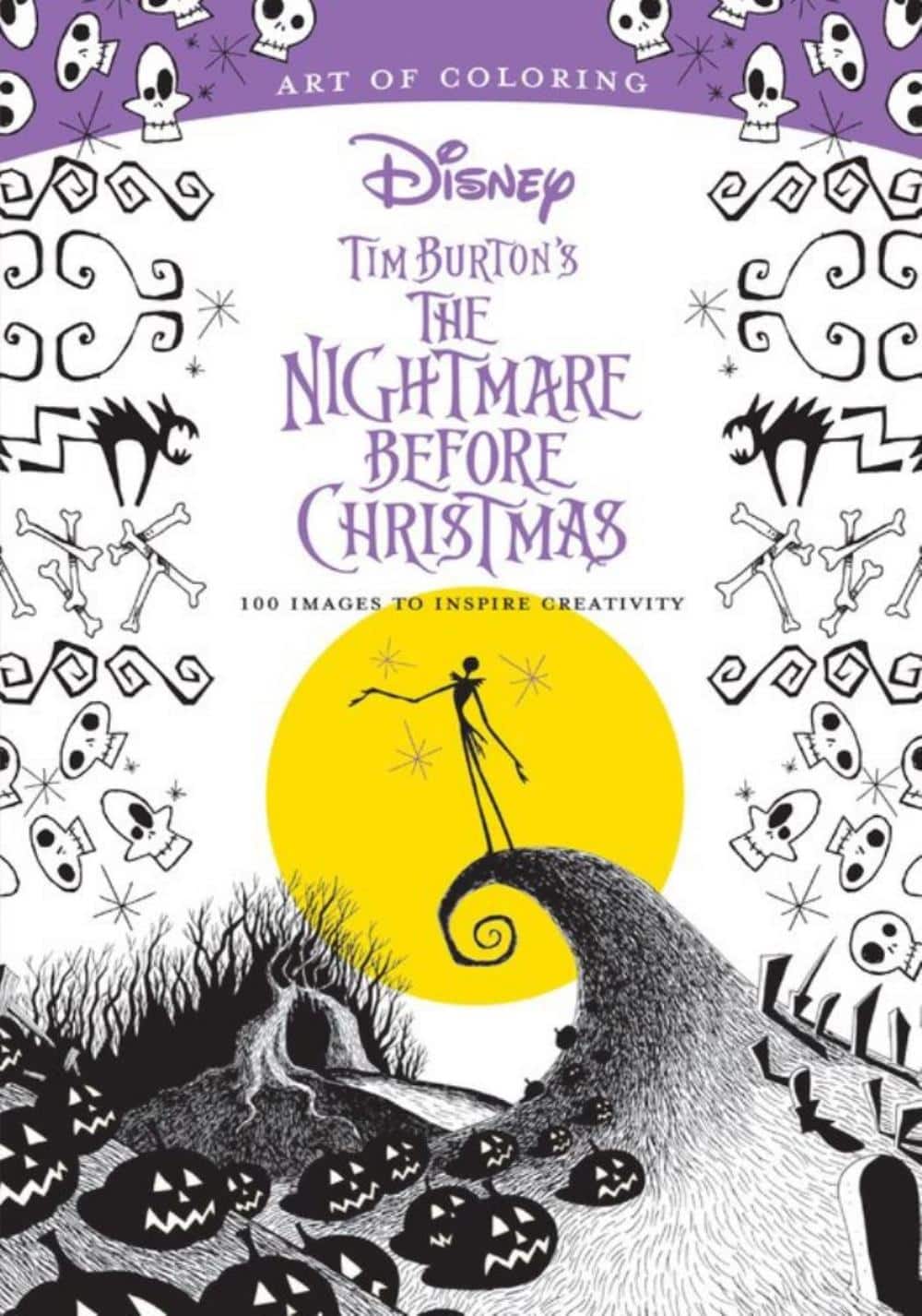 Art Of Coloring: Tim Burton's The Nightmare Before Christmas: 100 Images To Inspire Creativity By Disney | Michaels®