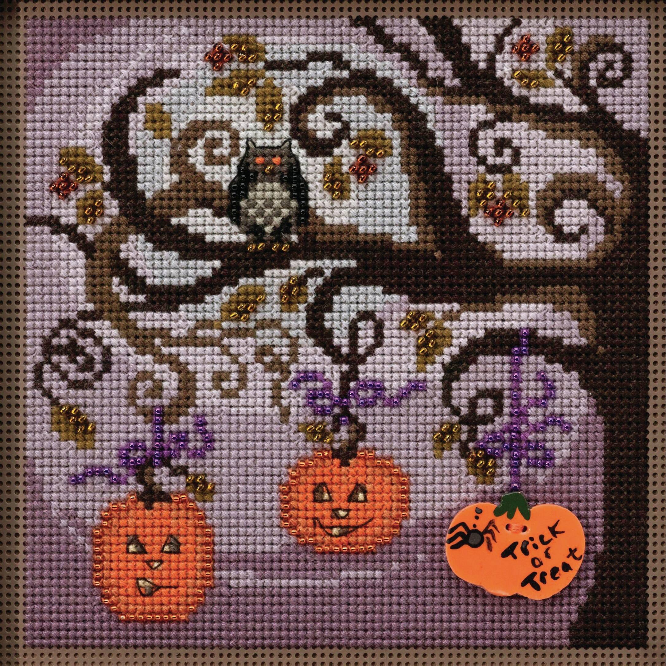 Mill Hill® Buttons & Beads Pumpkin Tree Counted Cross Stitch Kit