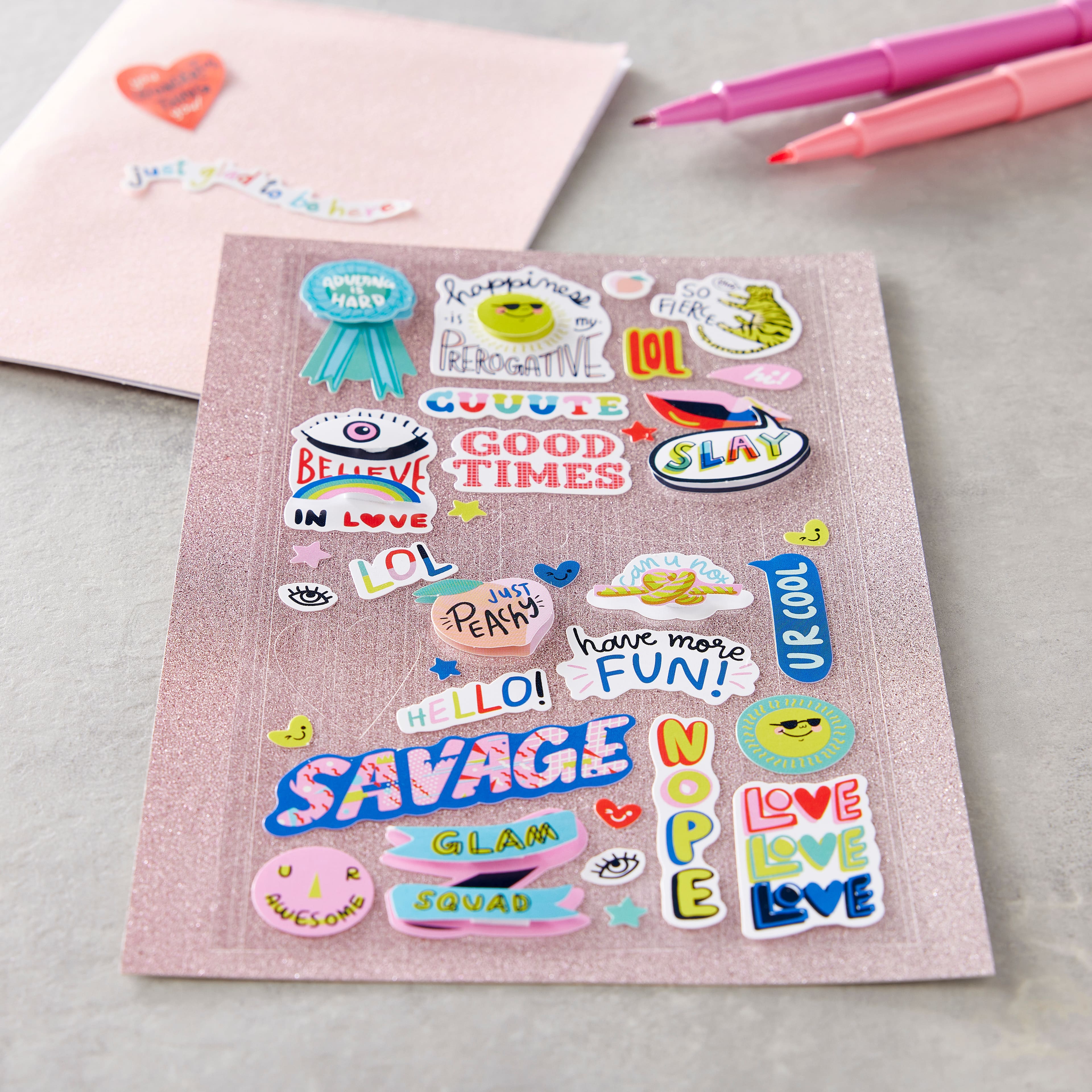 12 Pack: Retro Quotes Stickers by Recollections&#x2122;