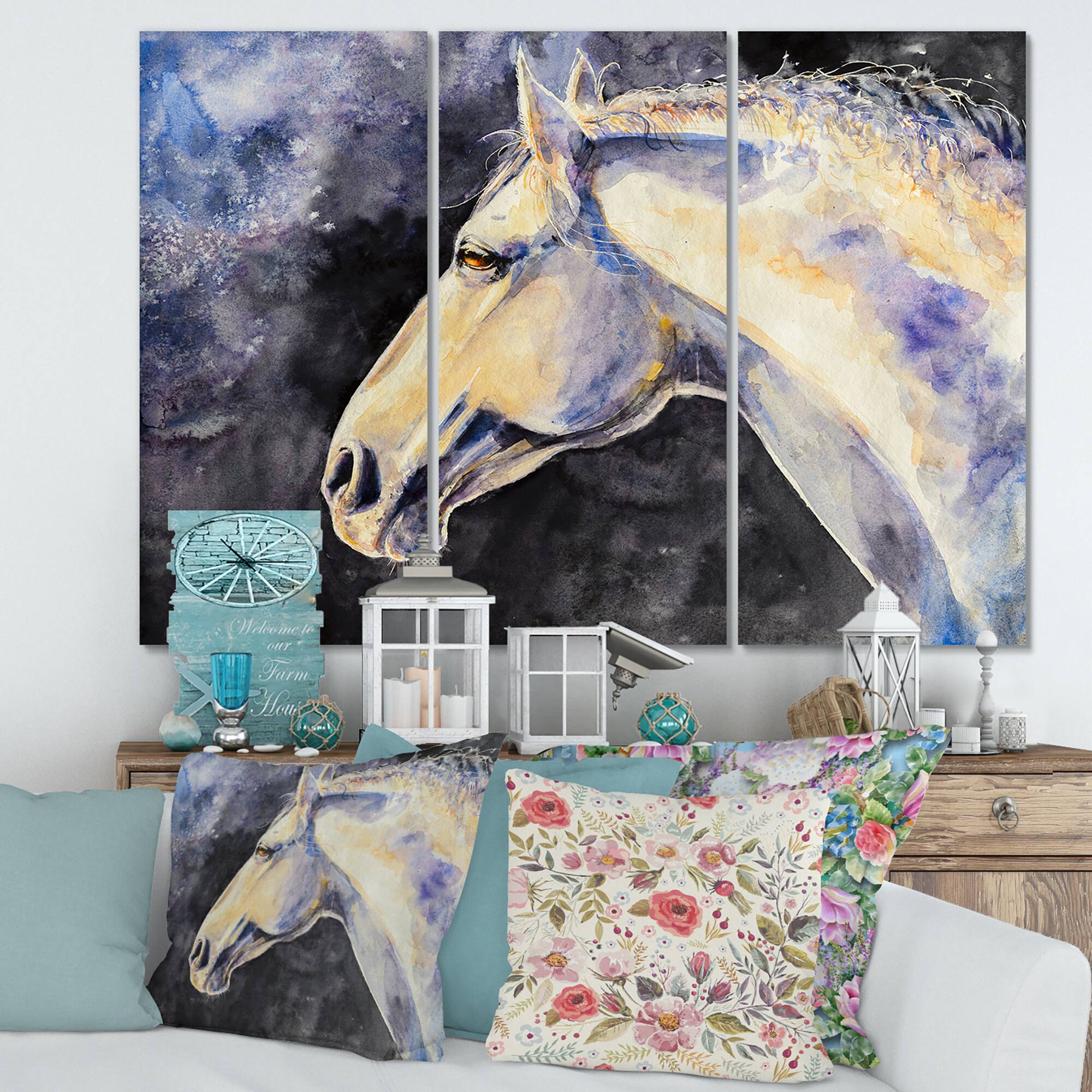 Designart - The Head of A Lipizzan Horse