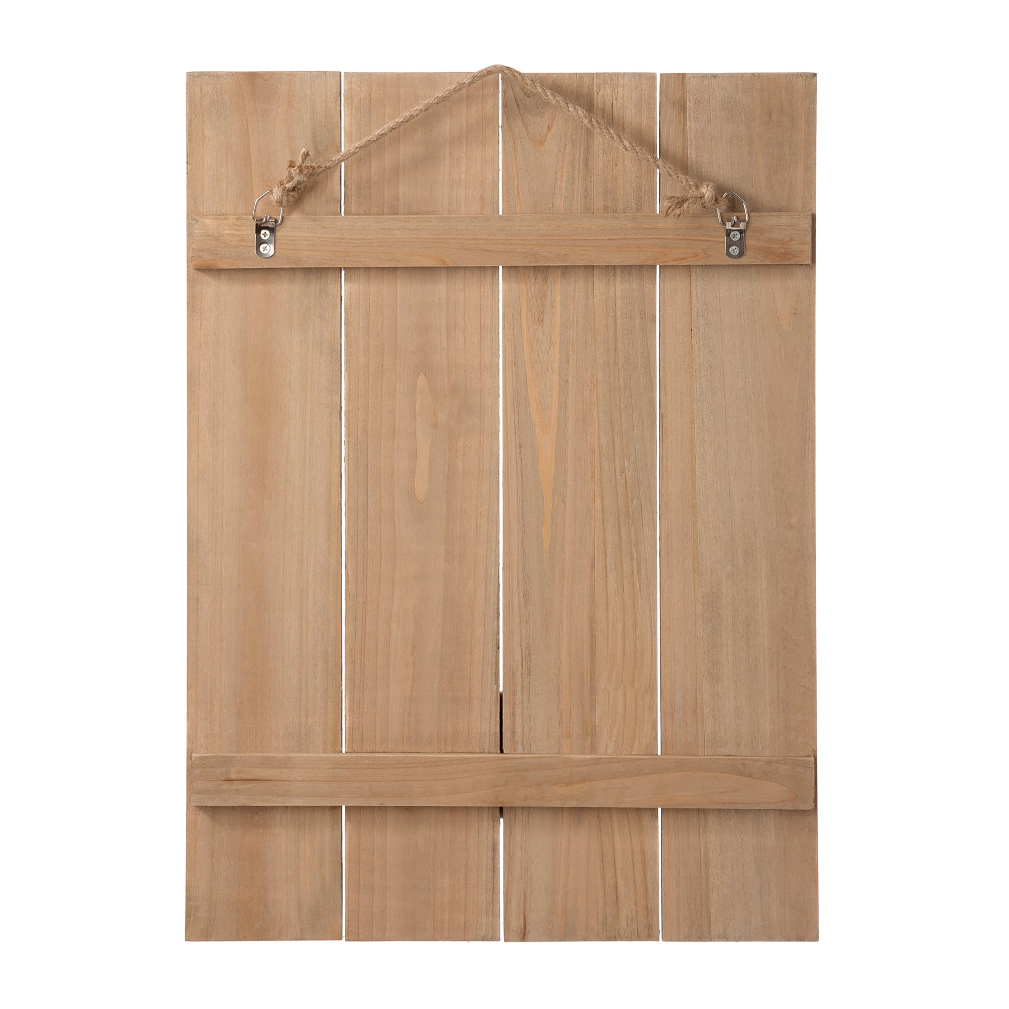 Glitzhome® 18" Easter Wooden Bunny Wall Décor