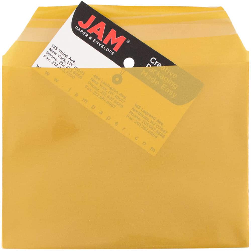 JAM Paper 4.62" x 6.43" Self Adhesive Closure Cello Sleeves