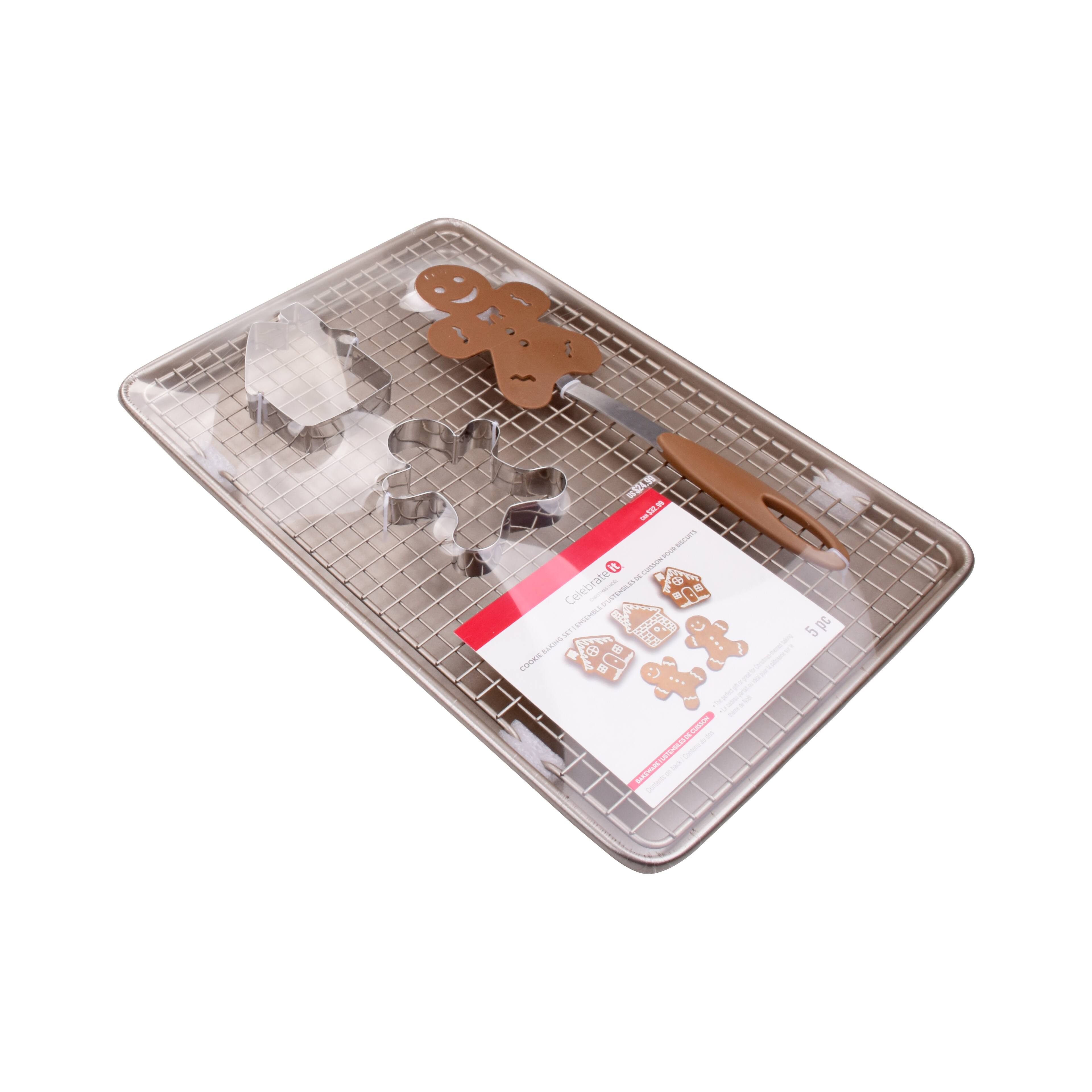 5-Piece Christmas Cookie Pan Set by Celebrate It®