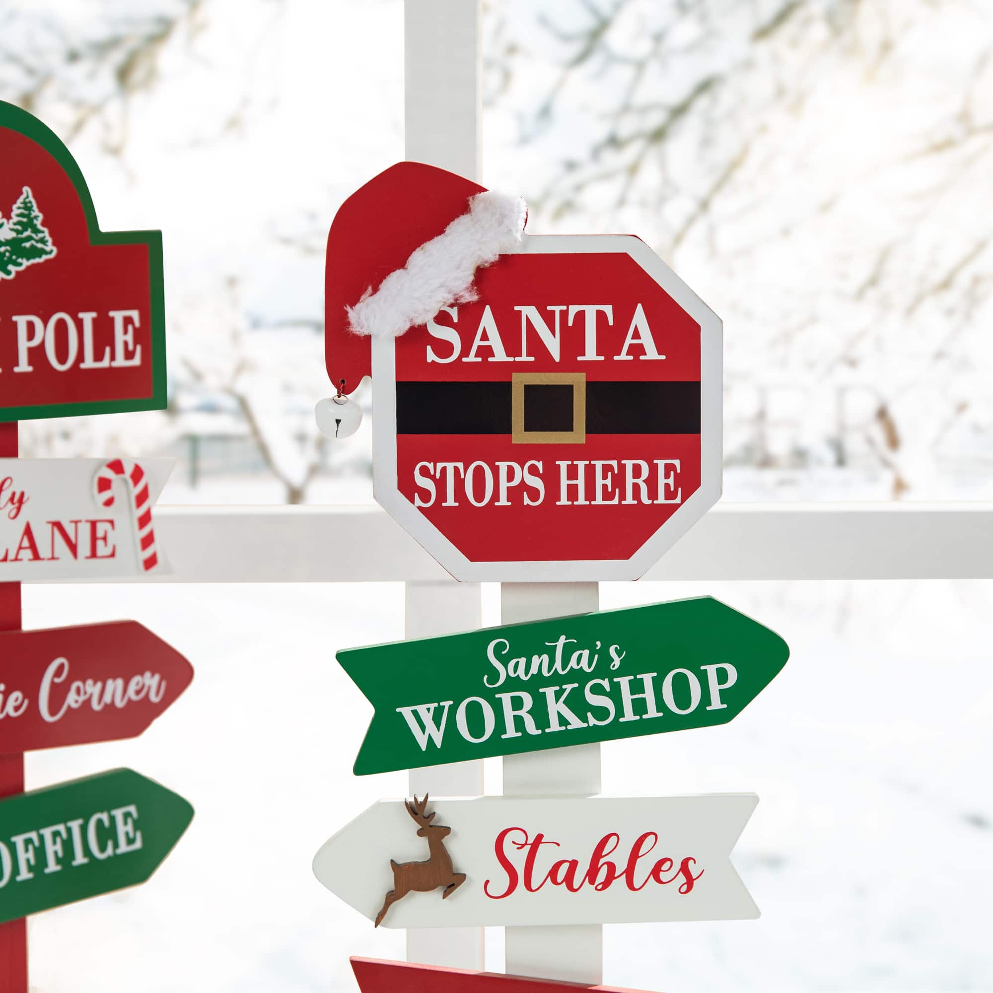 Glitzhome® 16.5" Christmas Sign Table Décor Set